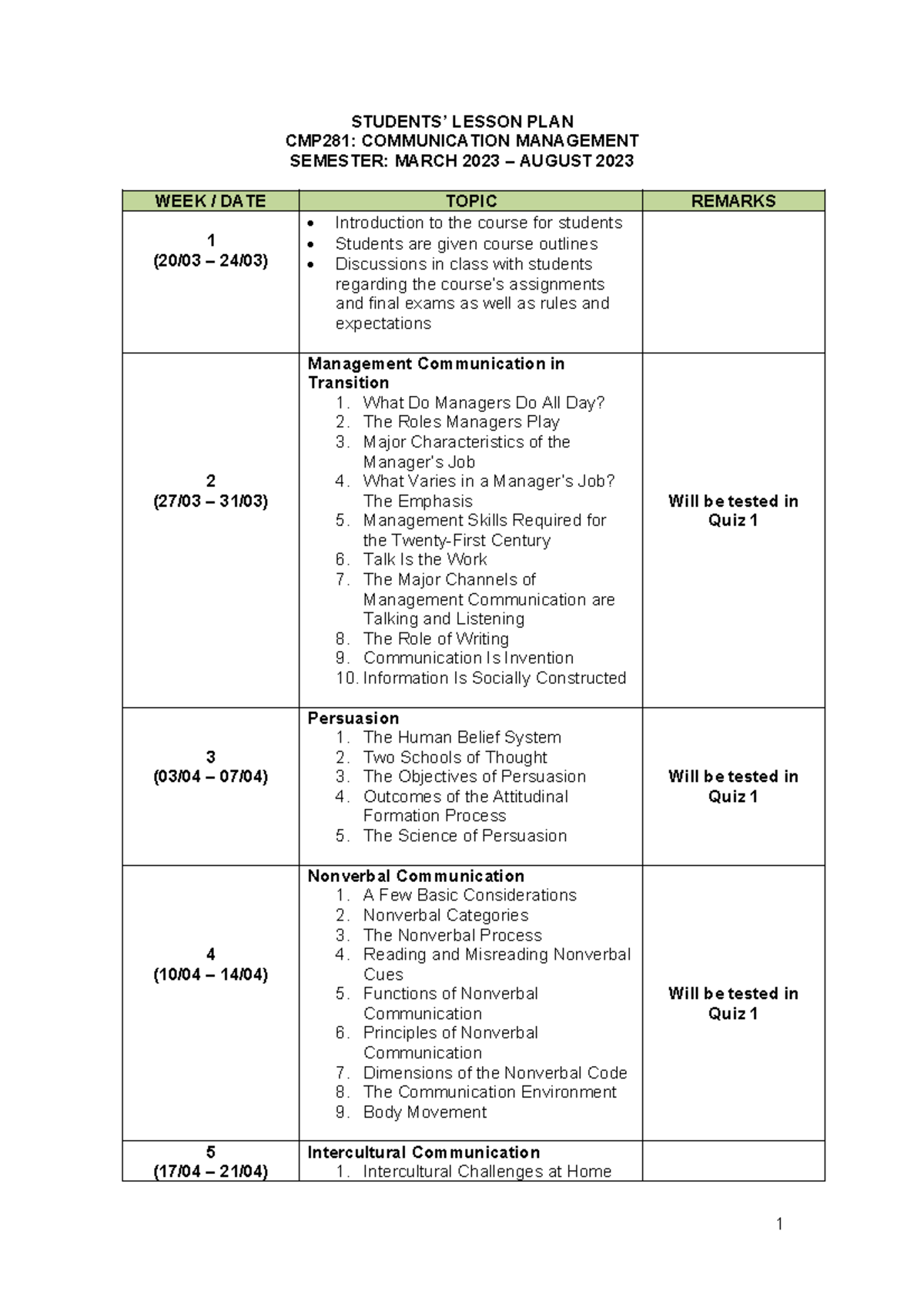 Lesson Plan CMP 281 - Student View - STUDENTS’ LESSON PLAN CMP281 ...