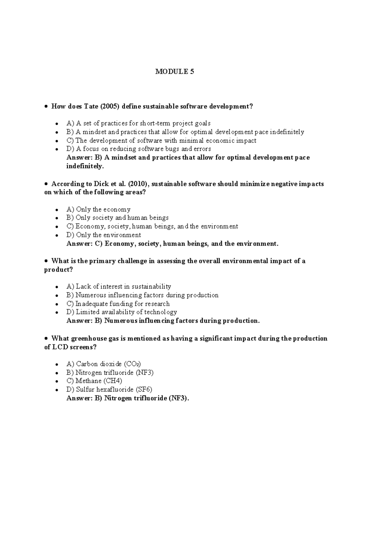 GIT Module 5 Questions - MODULE 5 How does Tate (2005) define ...
