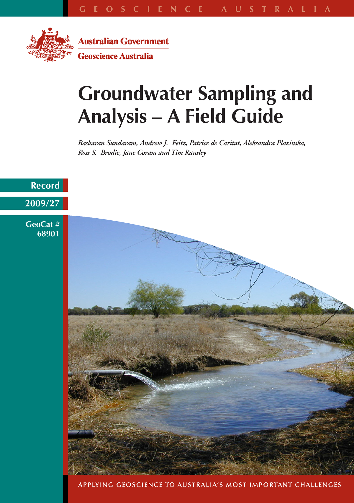 BOOK-Groundwater-sampling-analysis-A-field-guide - G E O S C I E N C E ...