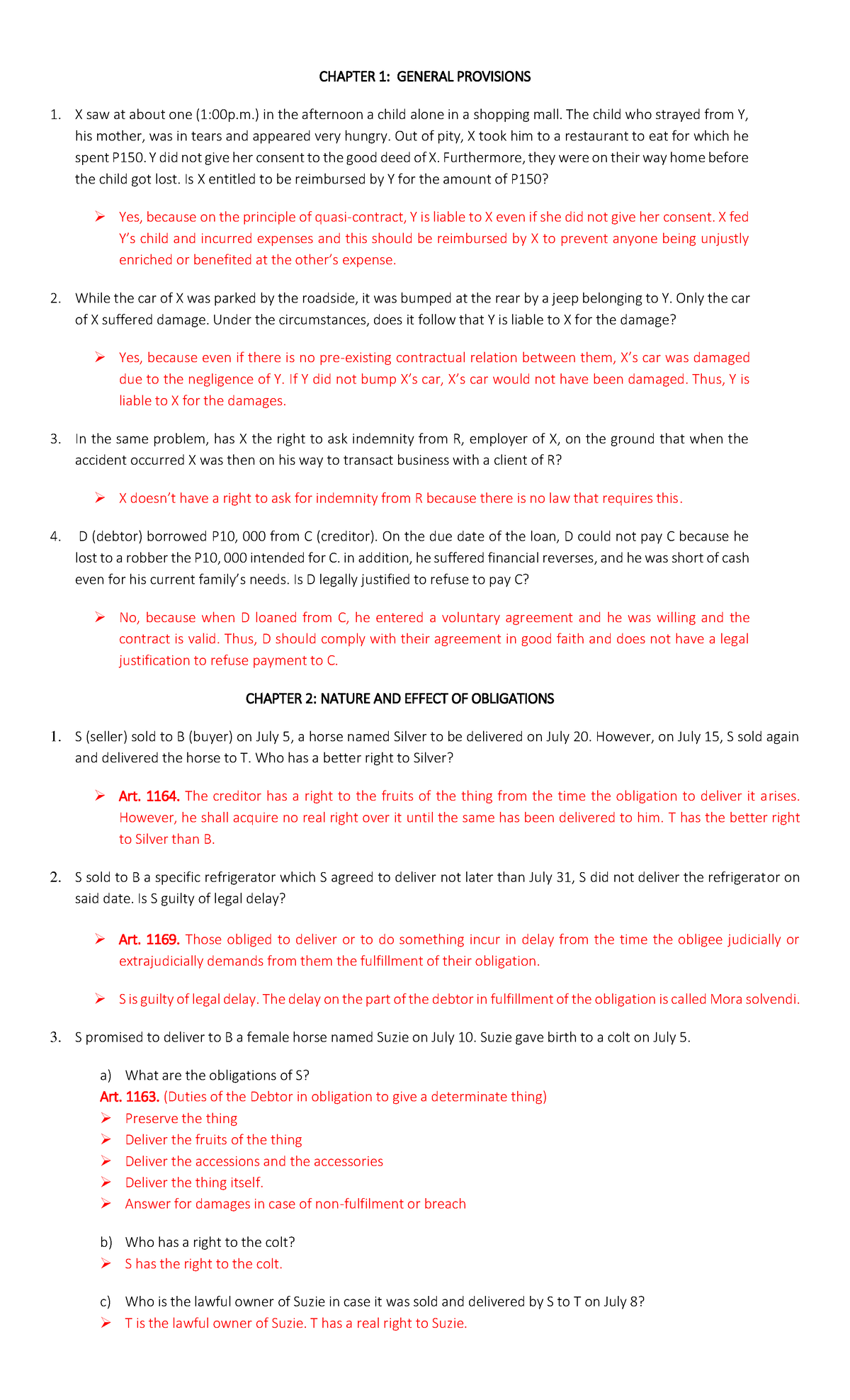 Oblicon Sample Problems WITH Answers - CHAPTER 1 : GENERAL PROVISIONS X ...