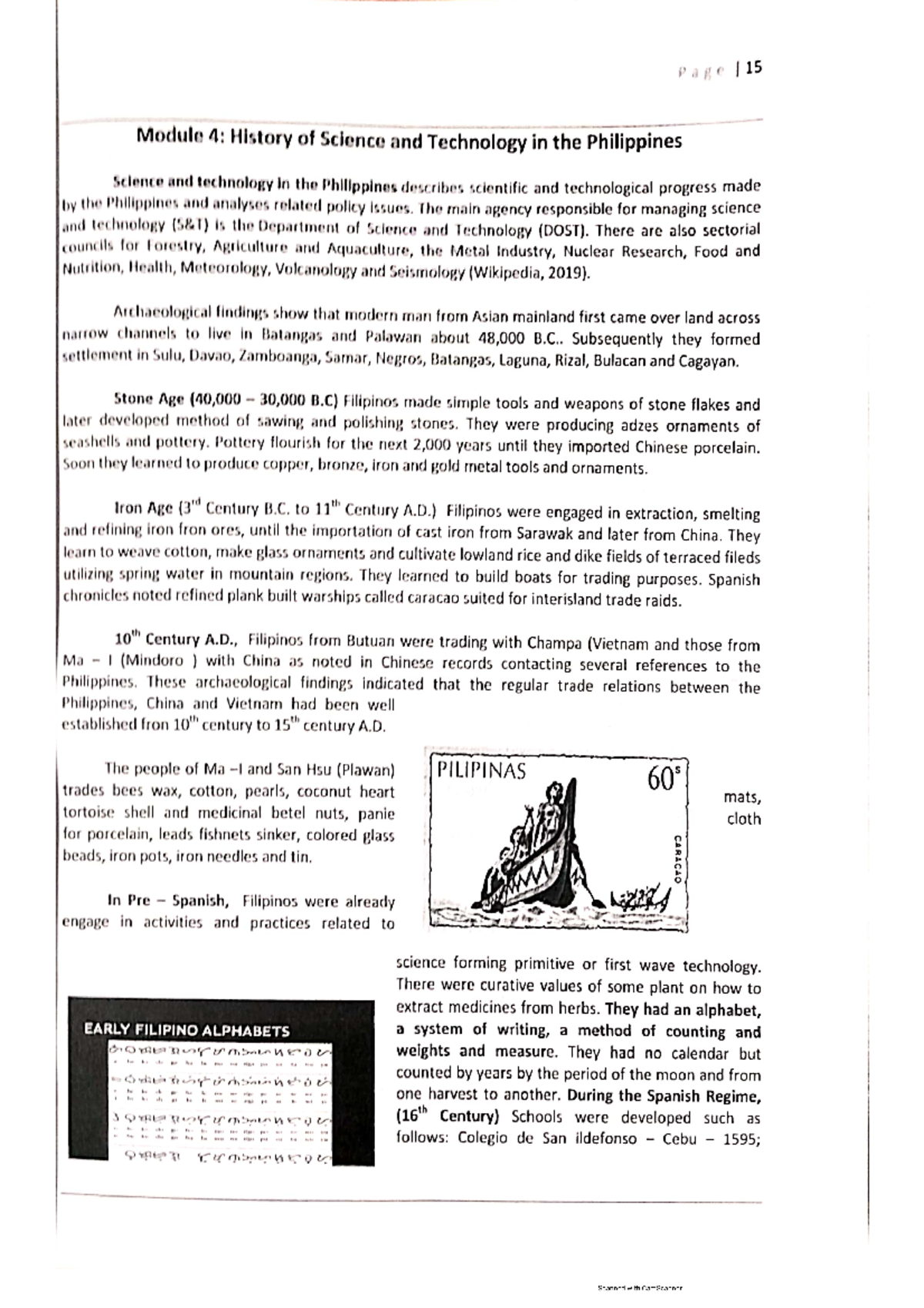 Science Technology and Society Module 4 - Bachelor of Secondary ...