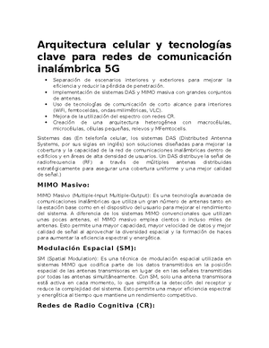 Cellular Architecture and Key Technologies for 5G - Cellular ...