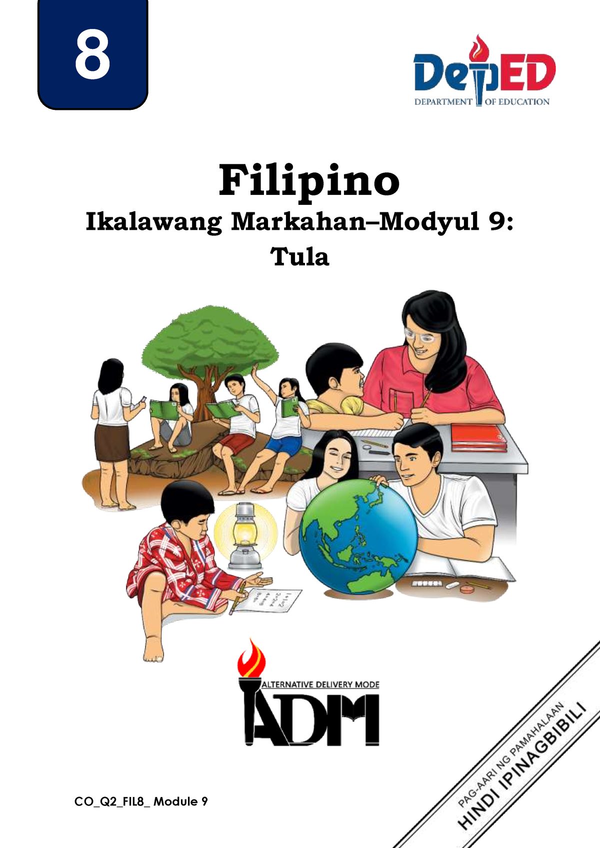 Filipino 8-Module 9 - Filipino Ikalawang Markahan–Modyul 9 : Tula 8 ...