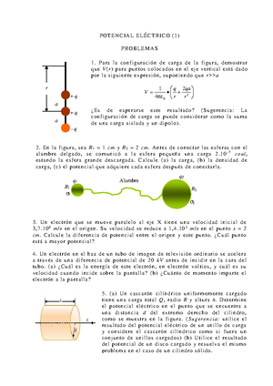 Lista De Problemas Potencial Elc3a9ctrico Studocu