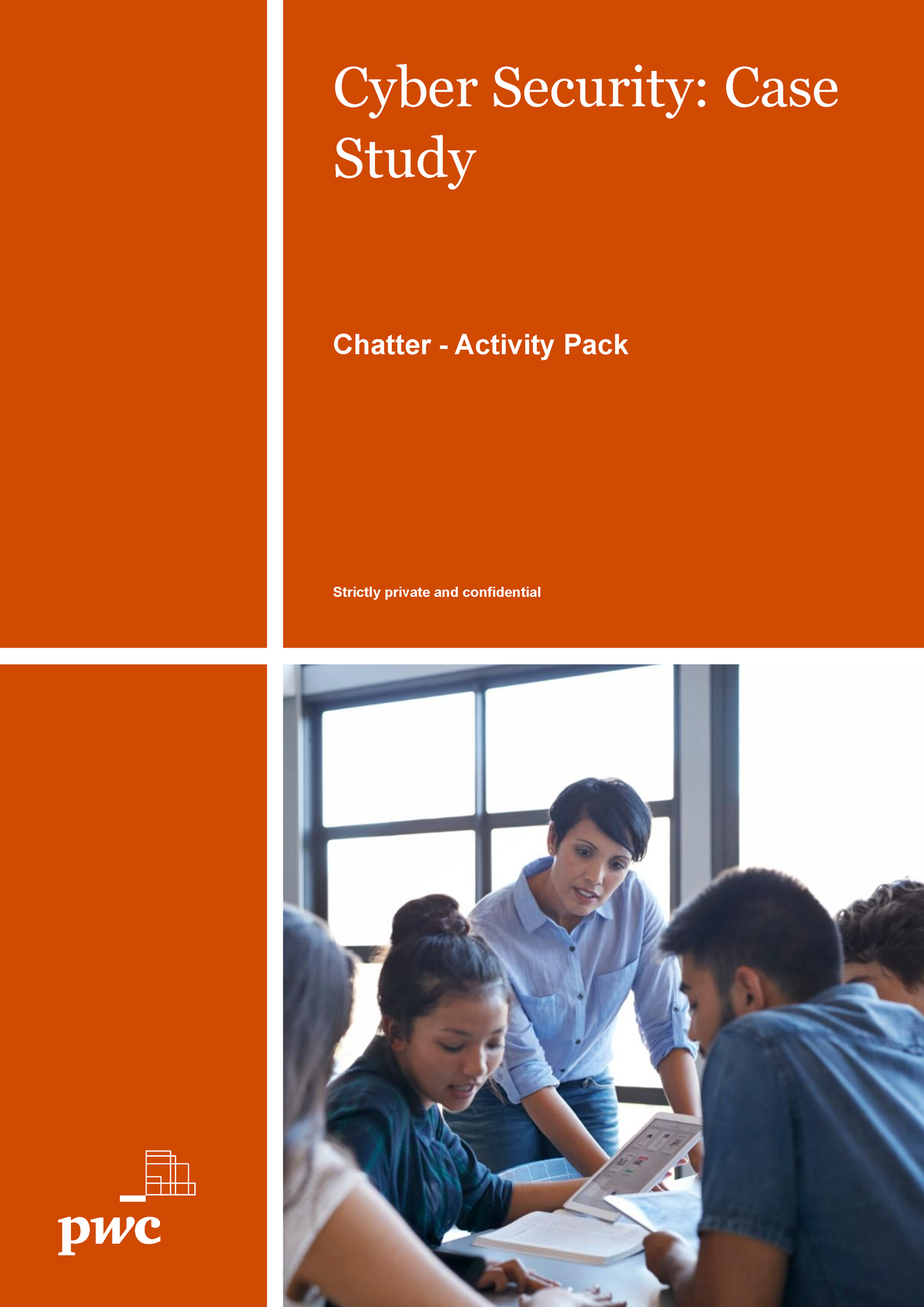 cyber security case study chatter activity pack