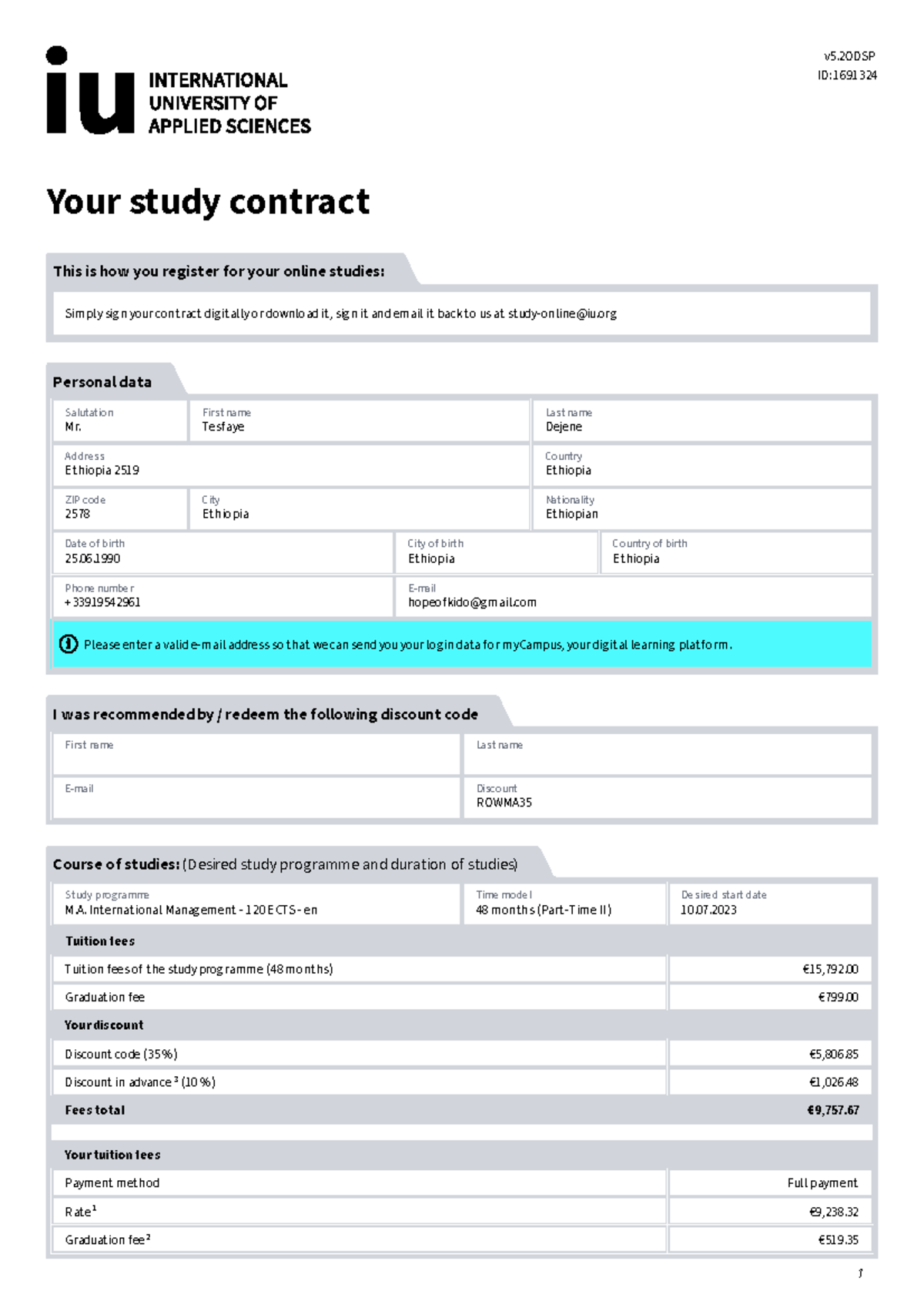 Application-contract-download - v5 ID: 1691324 Your study contract This ...