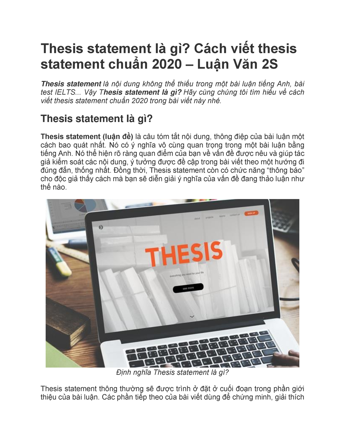 thesis proposal la gi