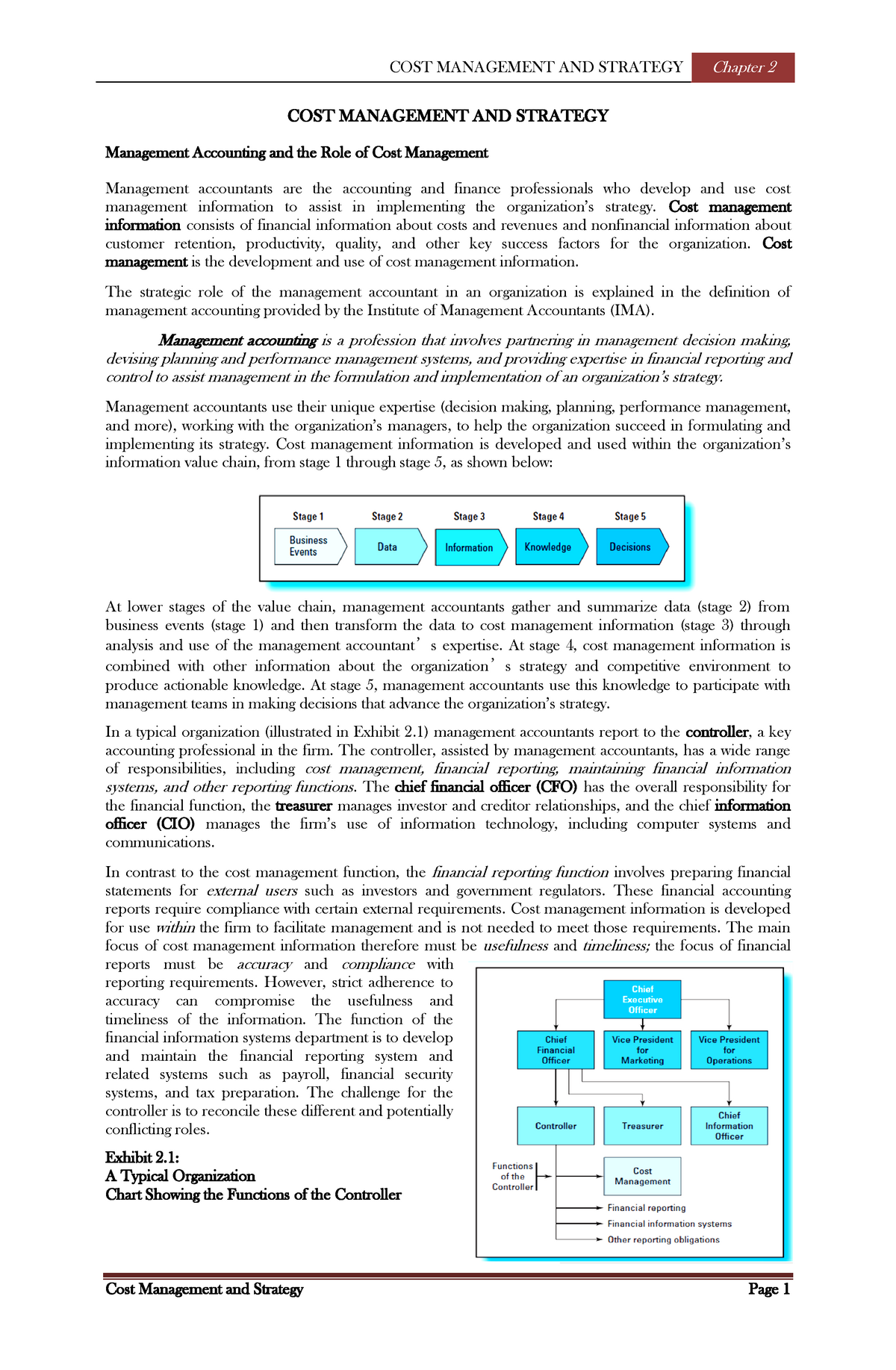 cost management research paper topics