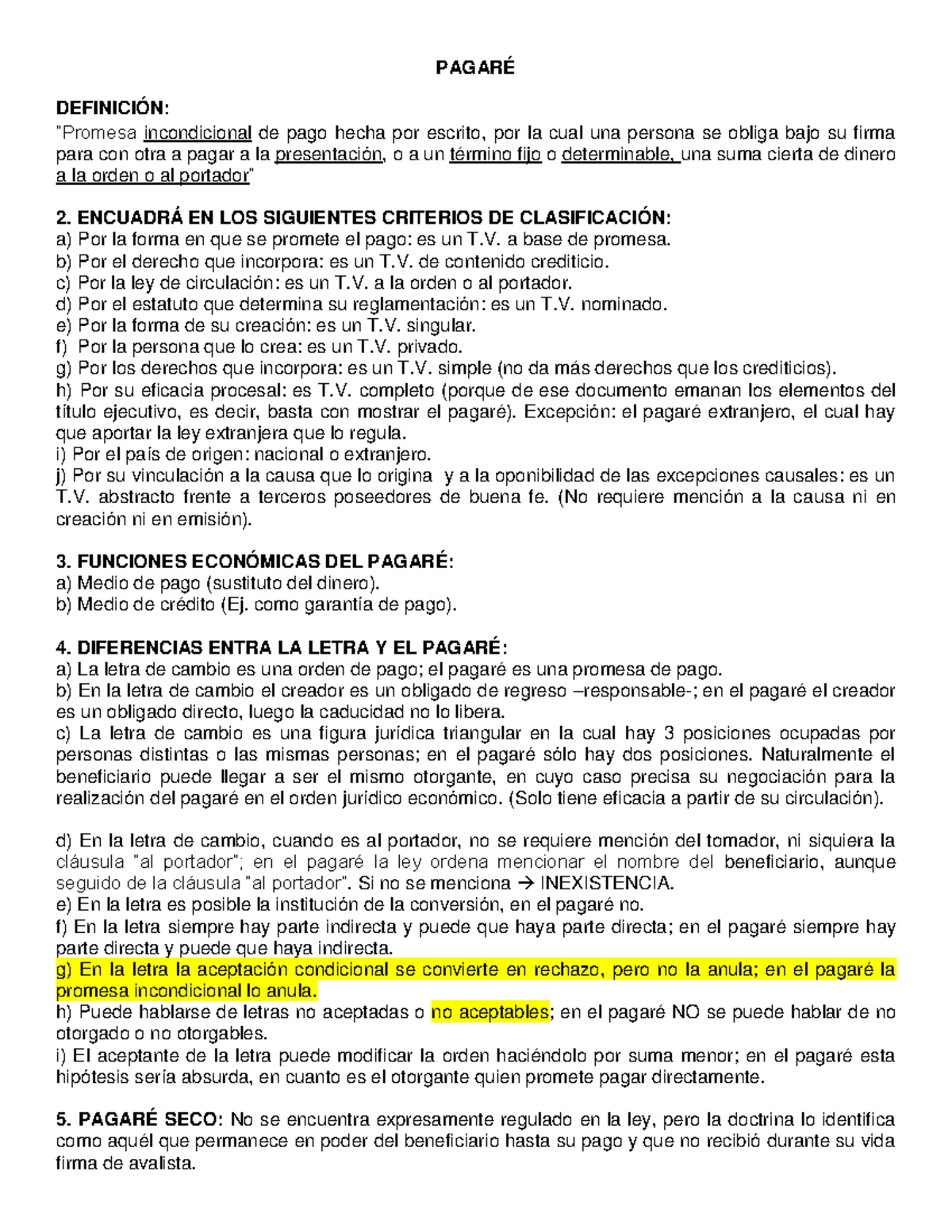 Cuaderno TÍtulos Valores Pagaré Incondicional De Pago Hecha Por Escrito Por La Cual Una 7147