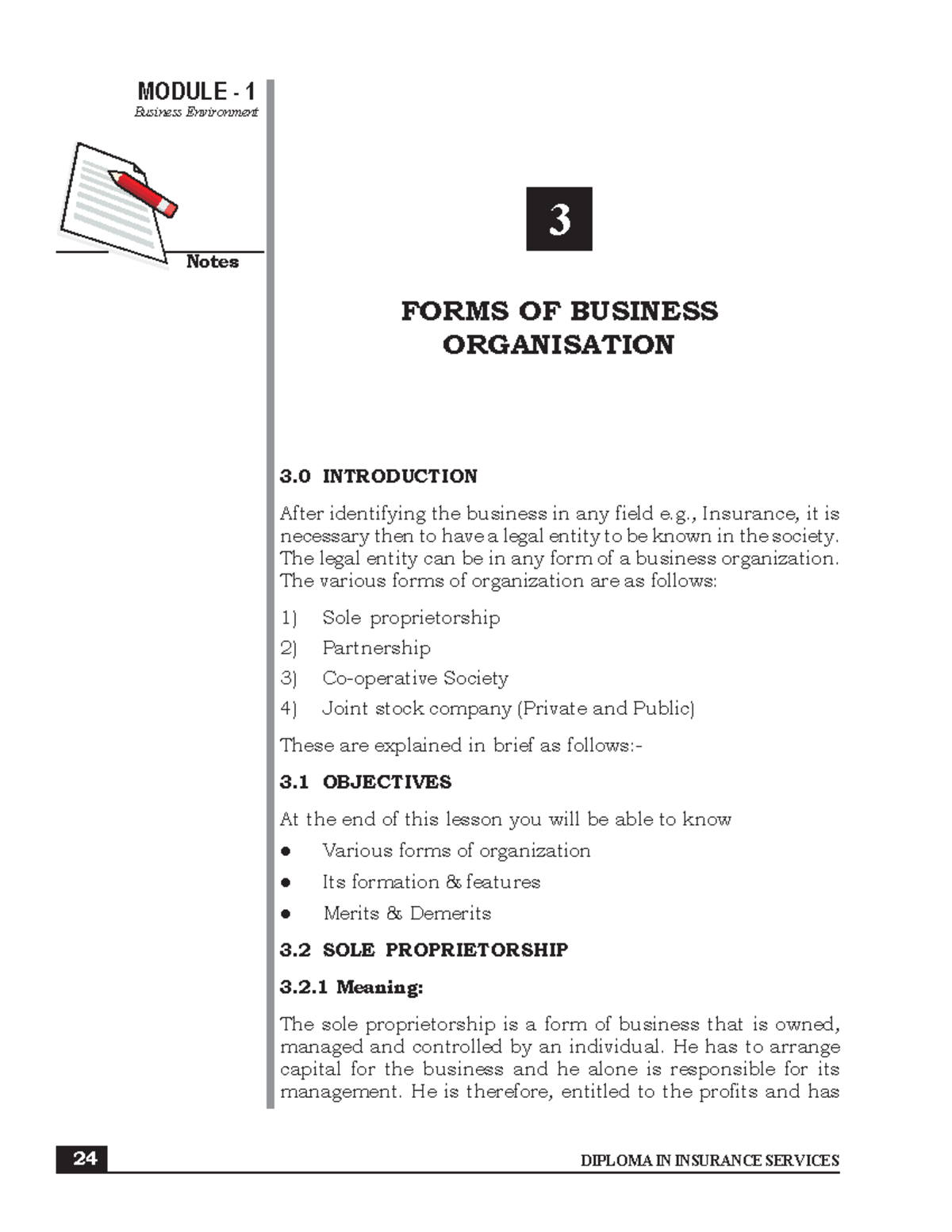 M1-3f - Good book for begginers - MODULE - 1 Notes Business Environment ...
