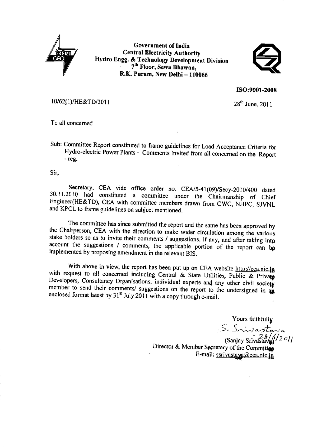 CEA guidelines for load accptance criteria - Civil Engineering - Studocu