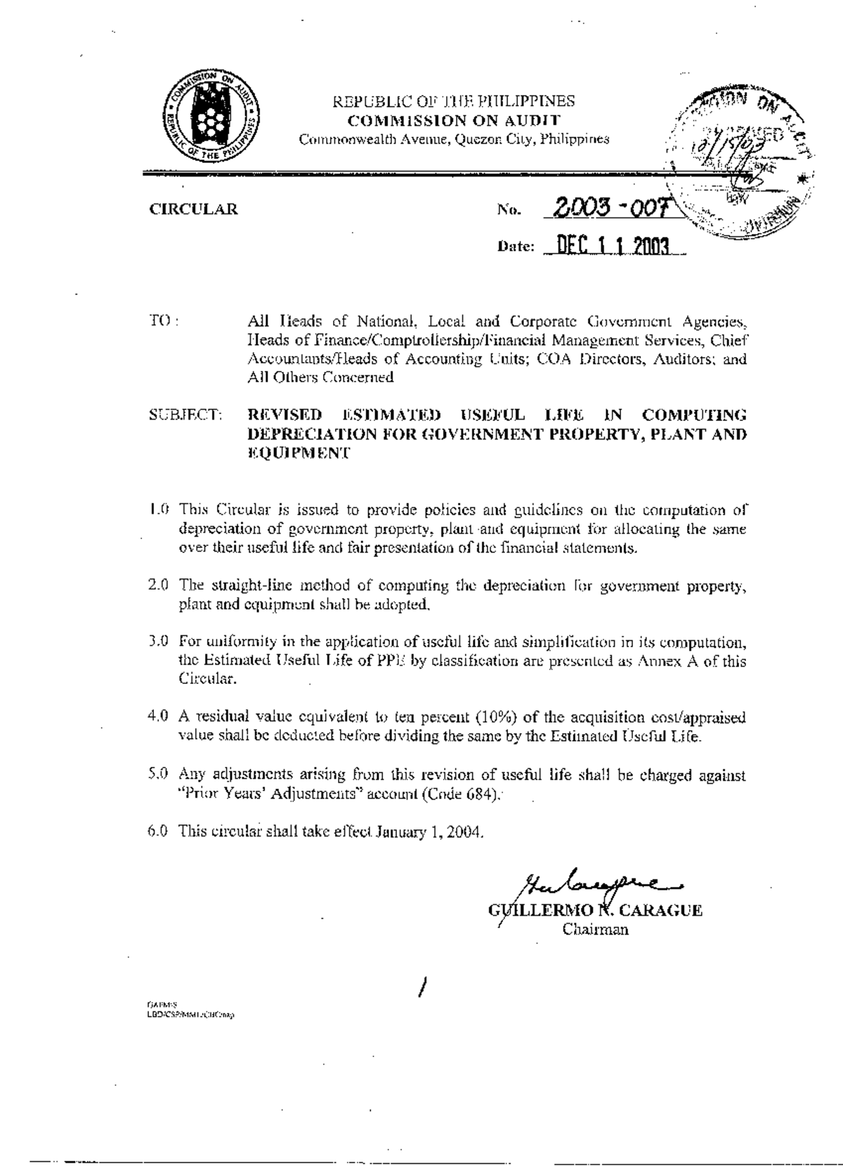 coa-c2003-007-estimated-useful-life-republic-of-the-philippines