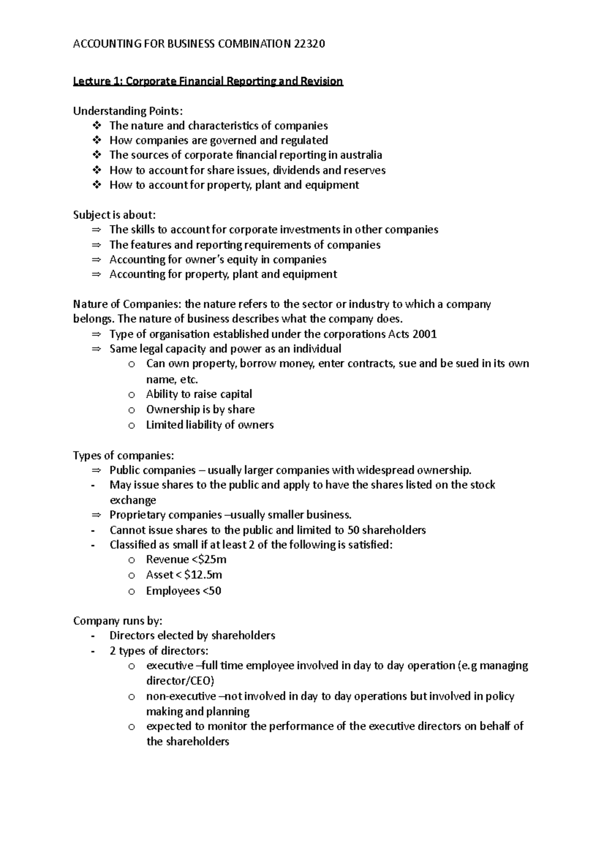 Accounting Business Combination ACCOUNTING FOR BUSINESS COMBINATION