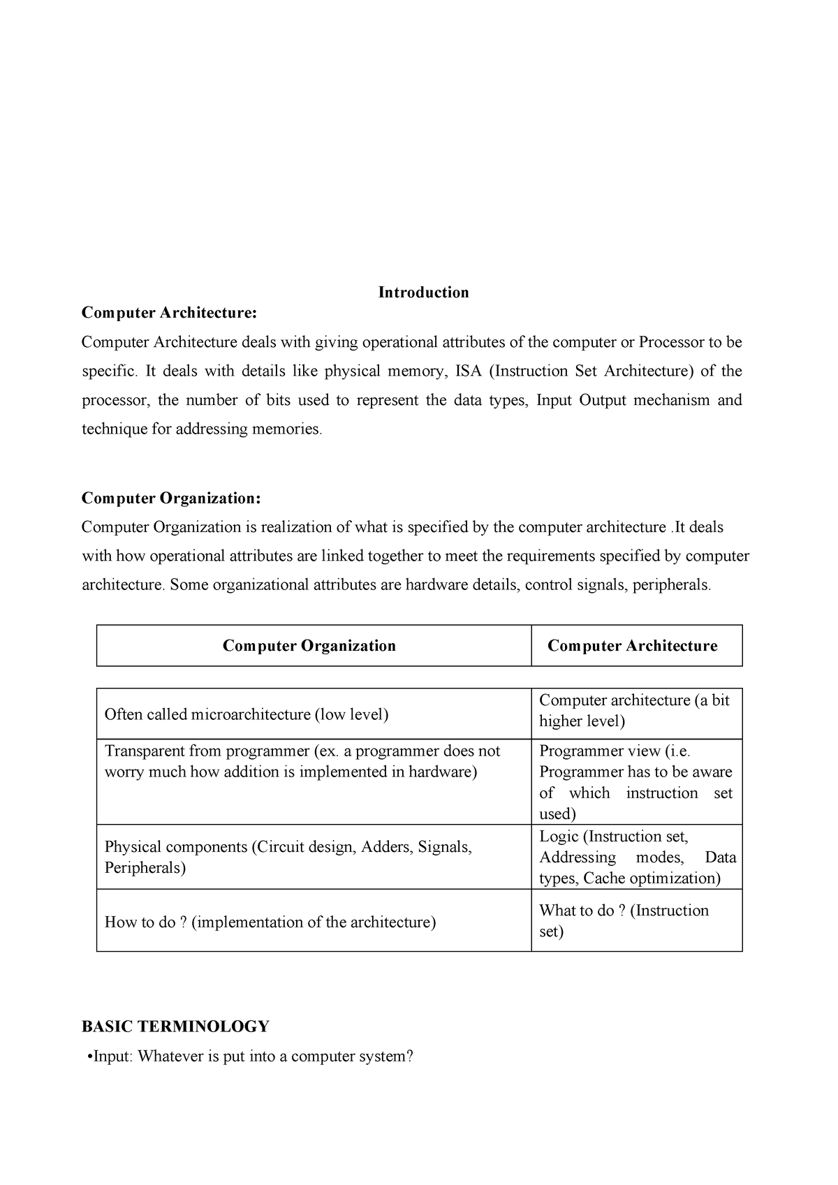 Unit1 - Best And Easy-to-read Lecturer Notes On Fundamentals Of ...