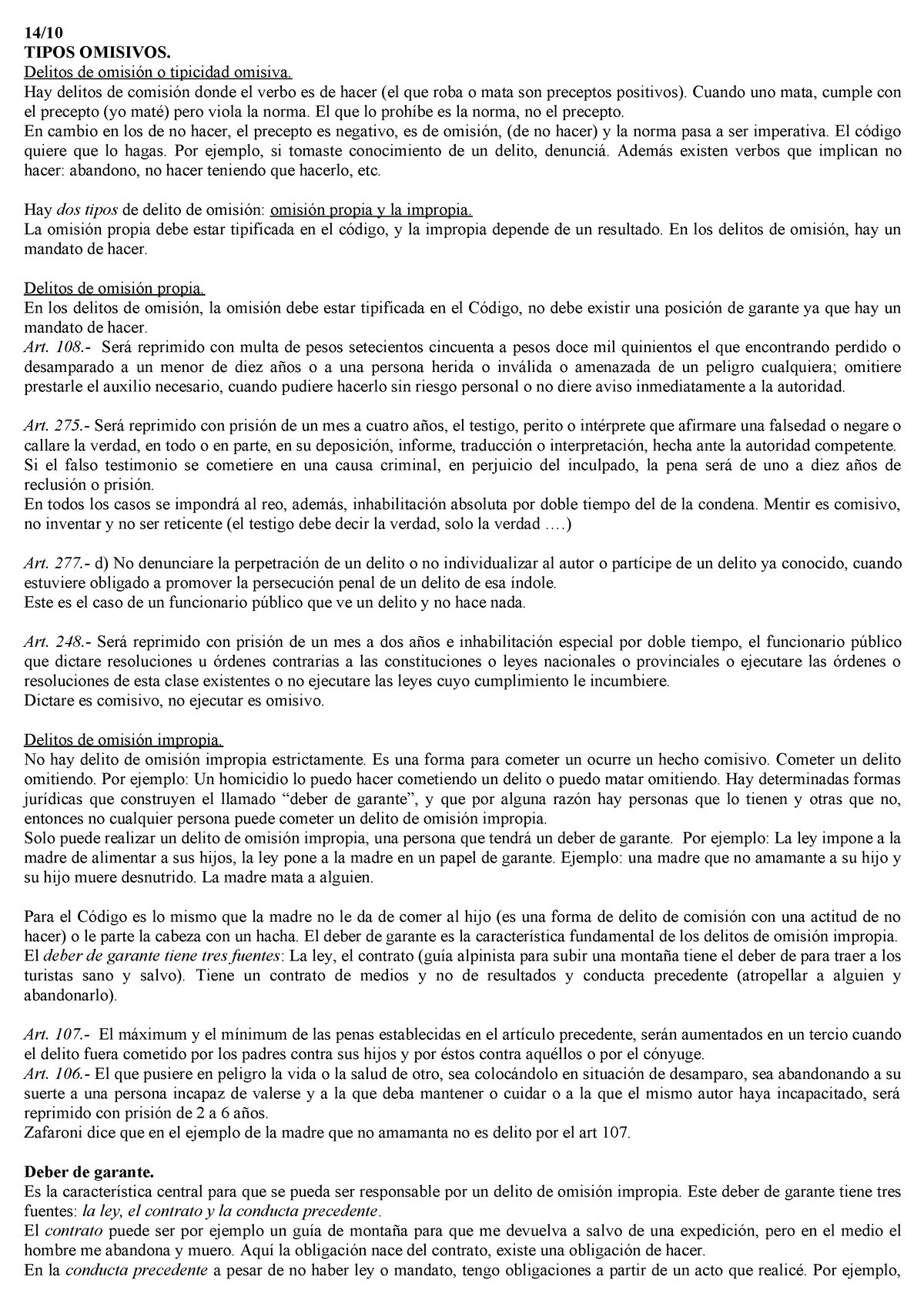 Segundo Parcial - Resumen Elementos De Derecho Penal Y Procesal Penal ...