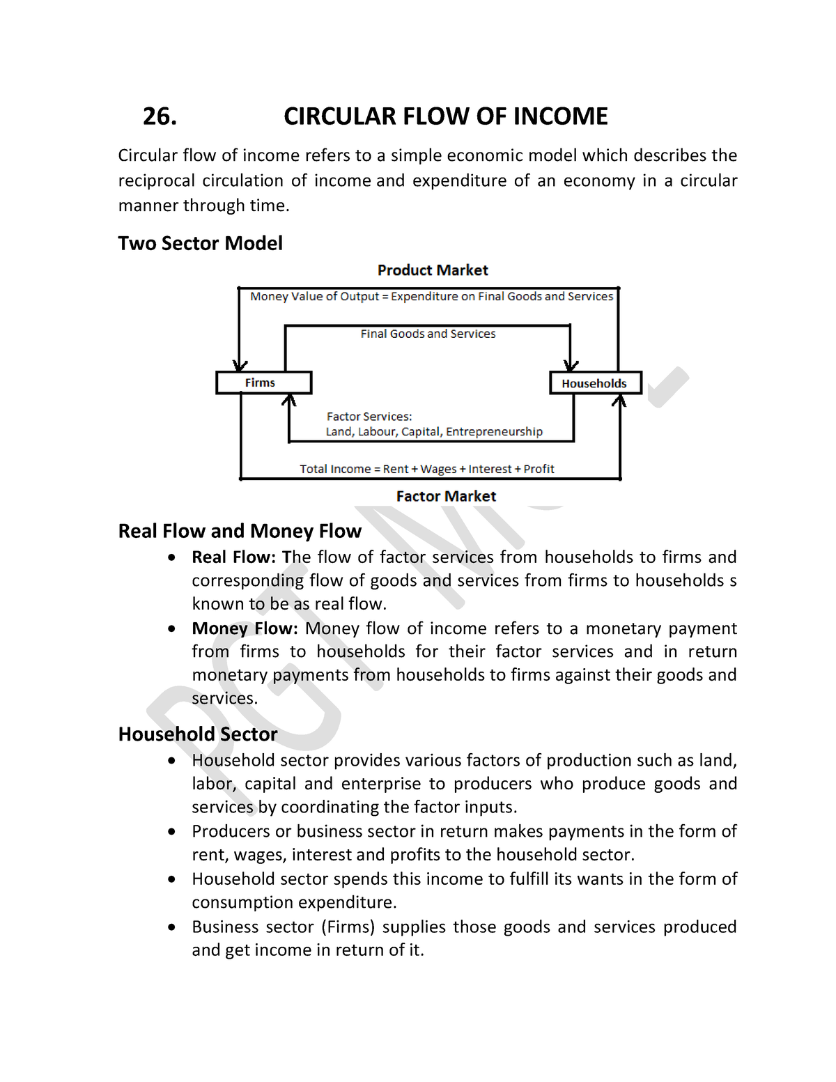 26 Circular Flow Of Income 26 Circular Flow Of Income Circular Flow Of Income Refers To A 1183