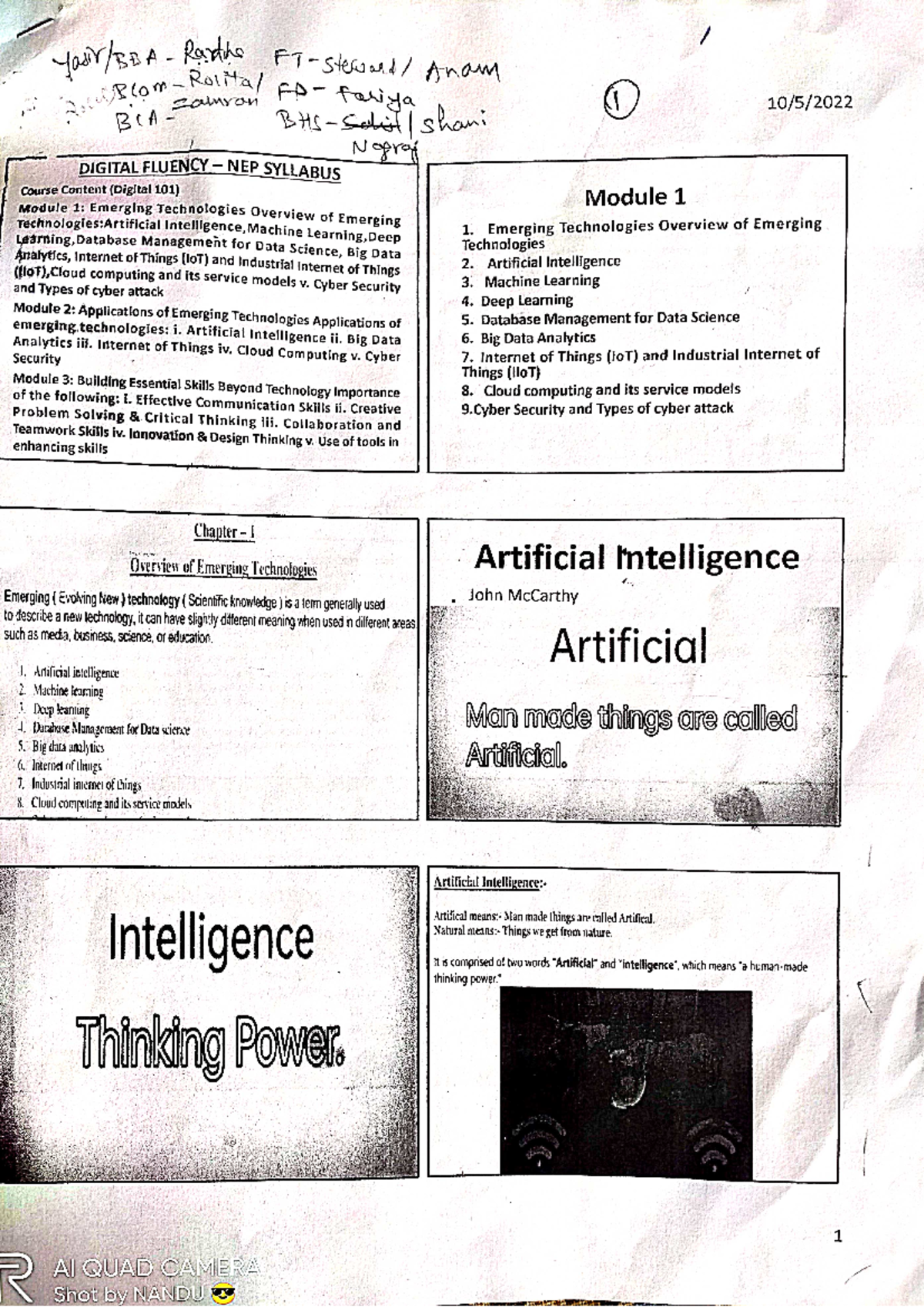 Digital Fluency questions bank - Bachelors of Technology - Studocu