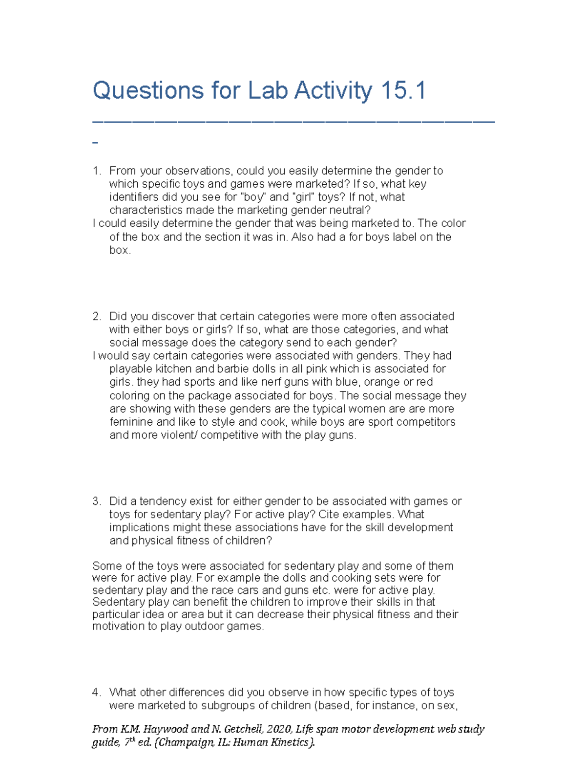 Lab+15 - Lab questions - Questions for Lab Activity 15. - Studocu