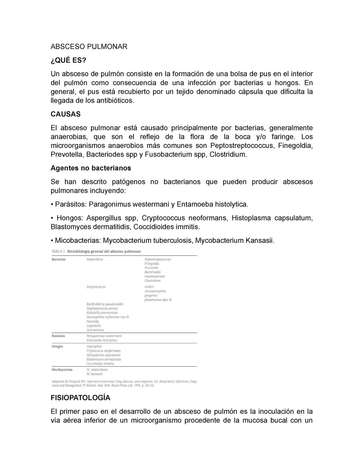 Absceso Pulmonar - Rx torax - ABSCESO PULMONAR ¿QUÉ ES? Un absceso de ...