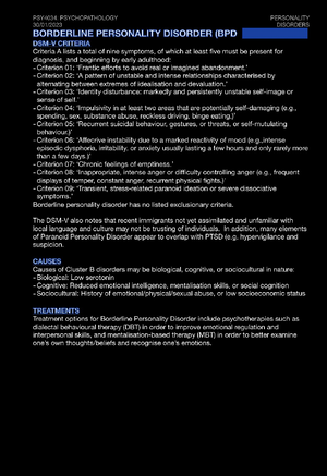 Jpg2pdf 3 - Overview of personality disorders according to DSM-V ...