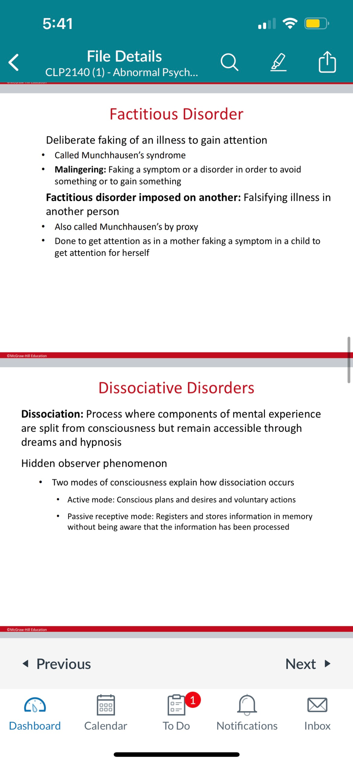 Abnormal Psychology Chapter 6 - CLP2140 - Studocu