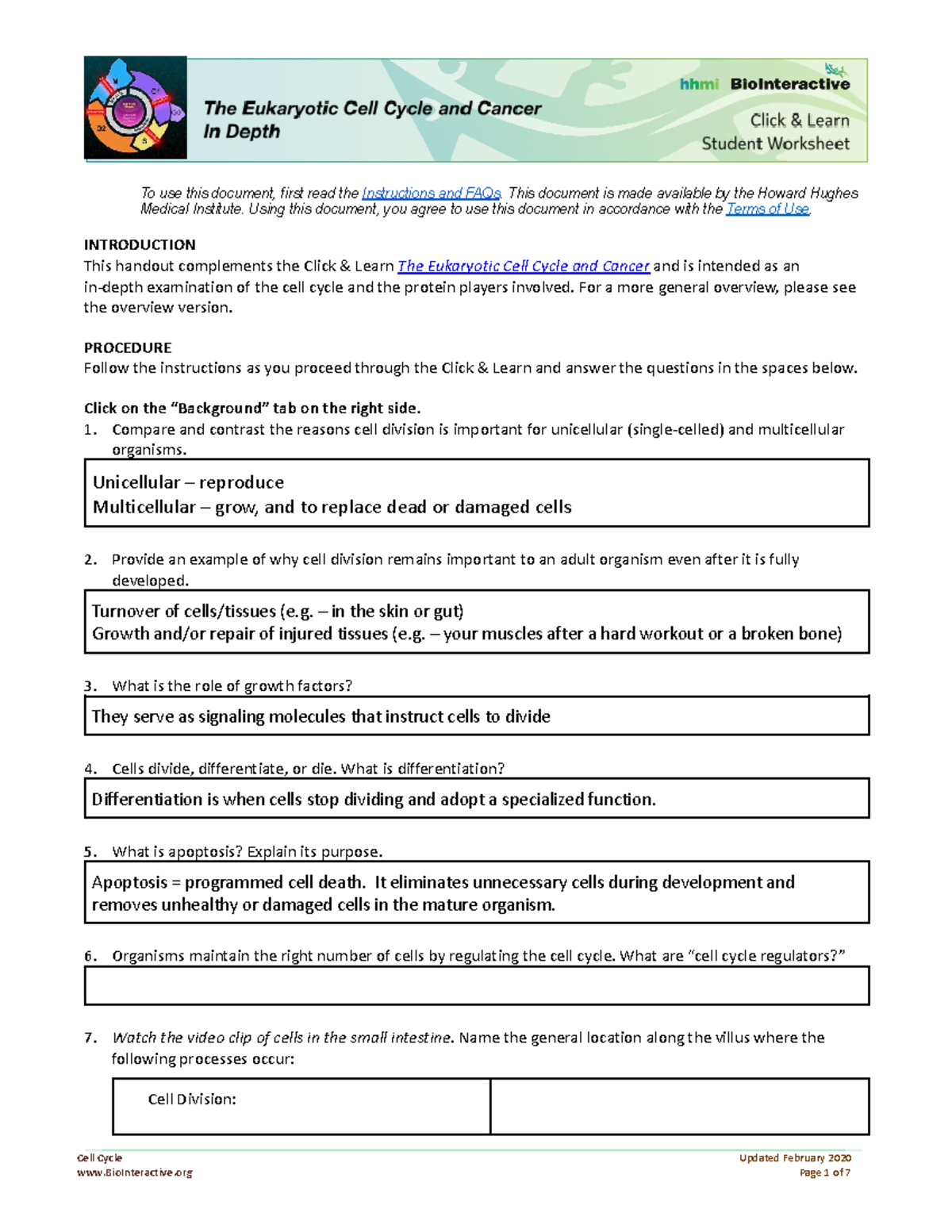 A'Mia Guest - The Eukaryotic Cell In-Depth Worksheet - To use this ...