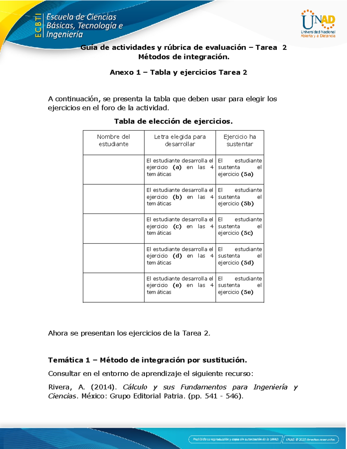 Anexo 1 Tabla Y Ejercicios Tarea 2 2 Subir Guía De Actividades Y Rúbrica De Evaluación 3849