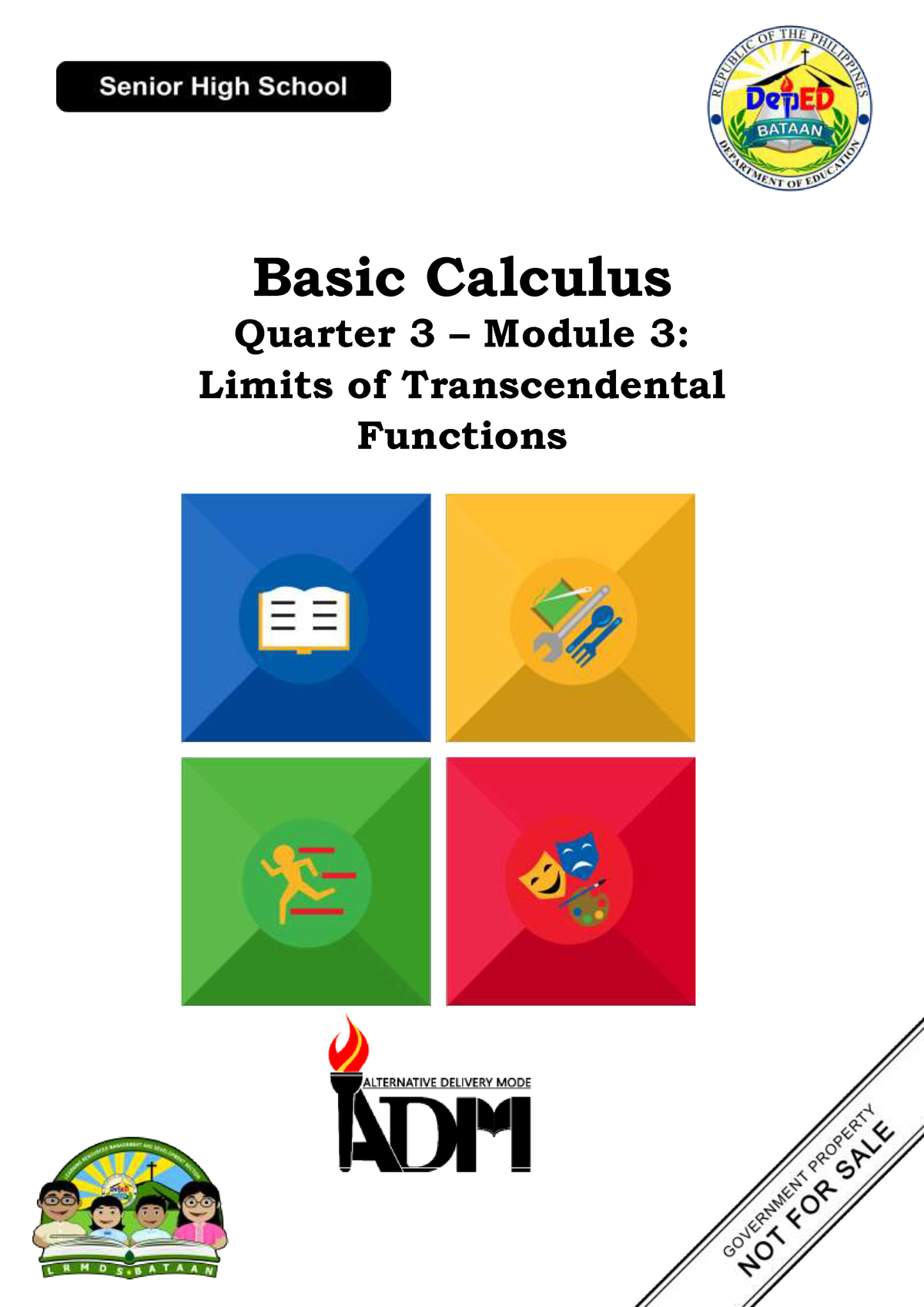 Basiccalculus q3 mod3 limitsoftranscendentalfunctions final - Basic  Calculus Quarter 3 – Module 3: - Studocu