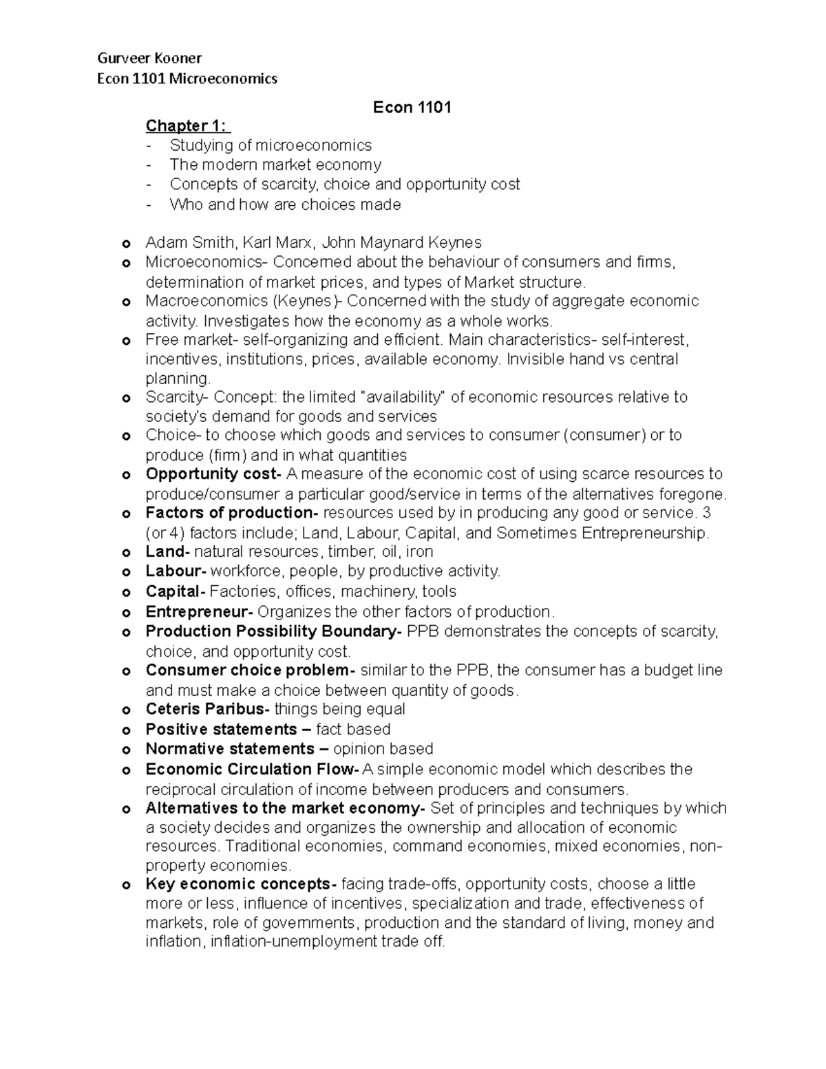 econ-1101-lecture-notes-1-6-gurveer-kooner-econ-1101-microeconomics