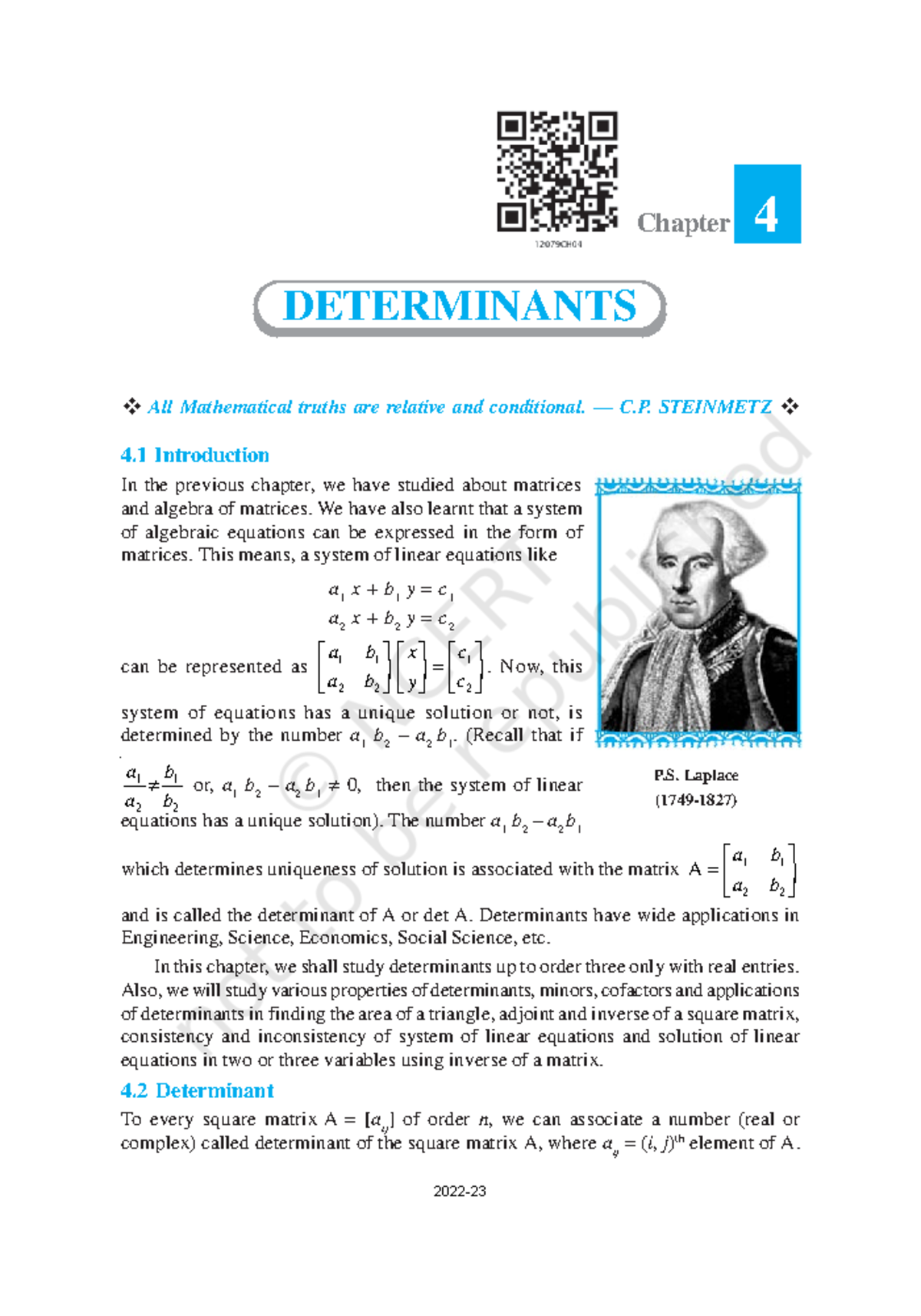 Matrices 2 - All Mathematical truths are relative and conditional. — C ...