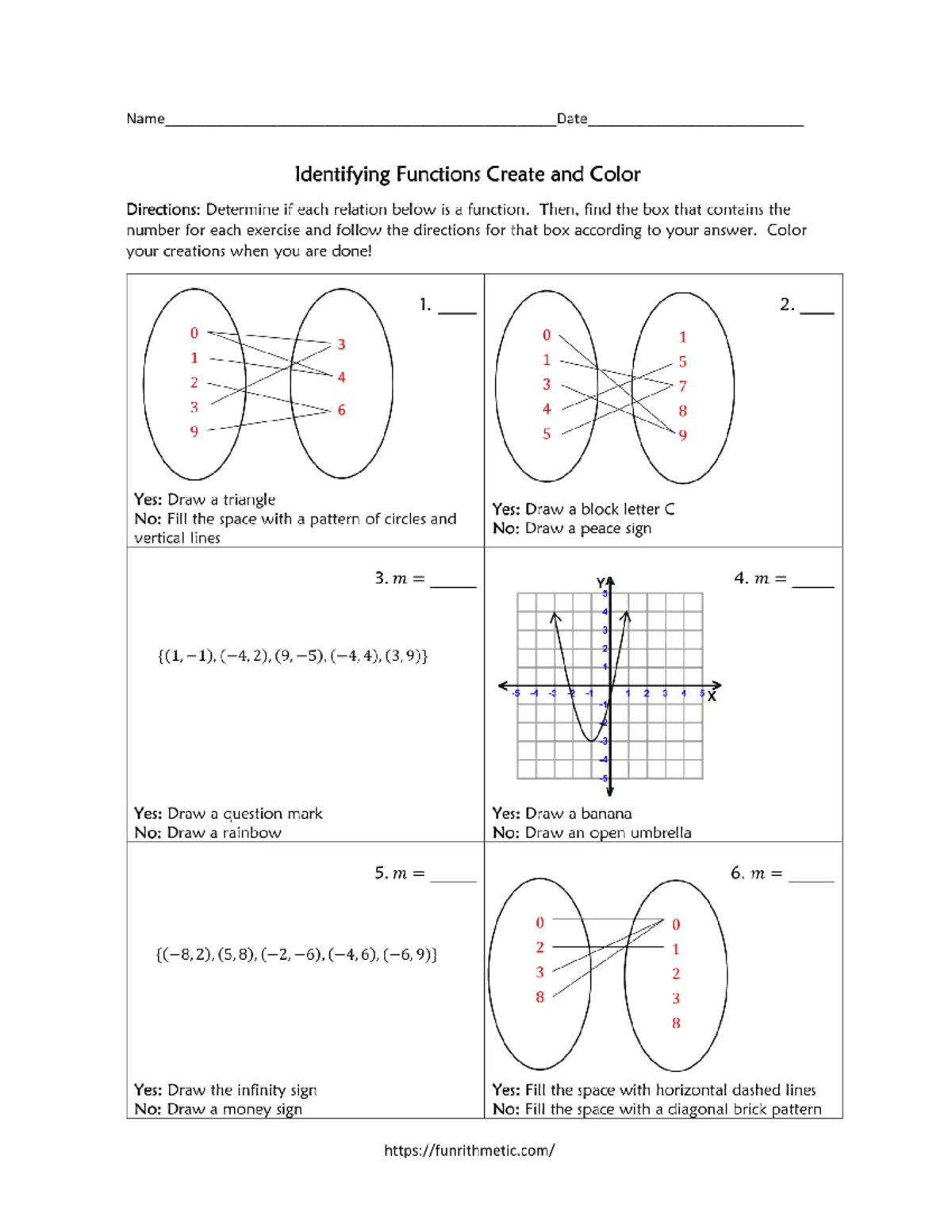 Function or Not Practice Exercise General Mathematics Studocu