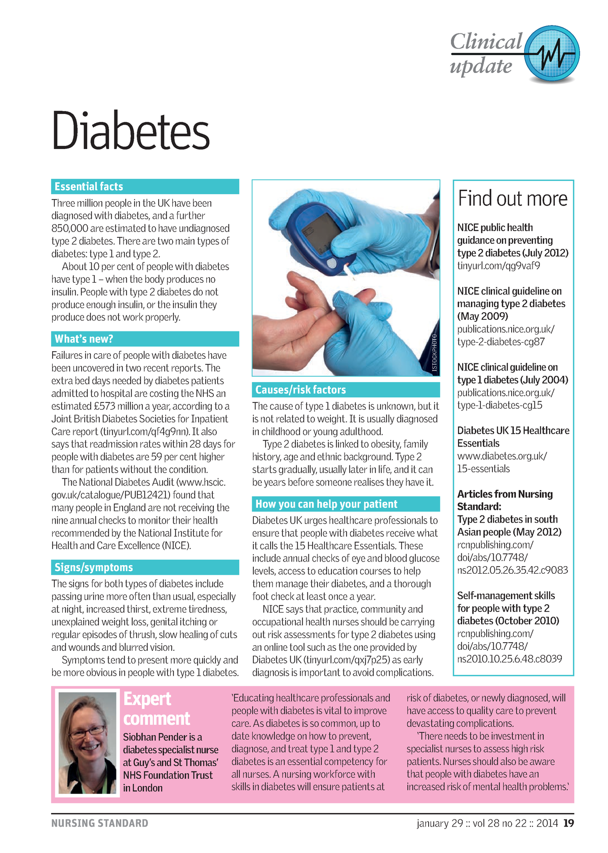 nursing research topics on diabetes