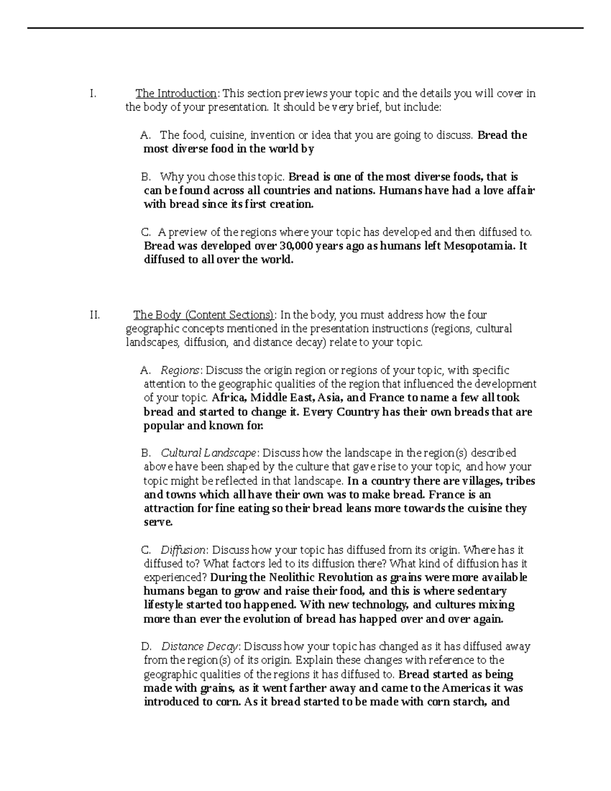 2 Assignment 2 Outline - This is a trend setter for the treadline ...