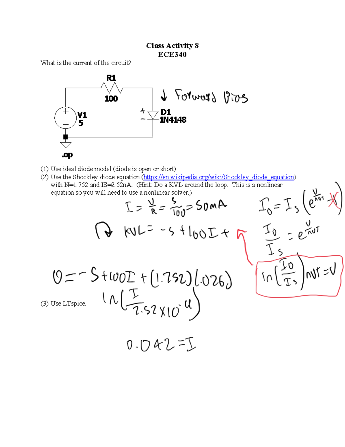 Class Activity 8 EC EN 340 wikipedia/wiki/Shockley_diode_equation