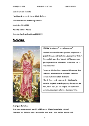 Significado de Nomes, PDF, Mitologia grega