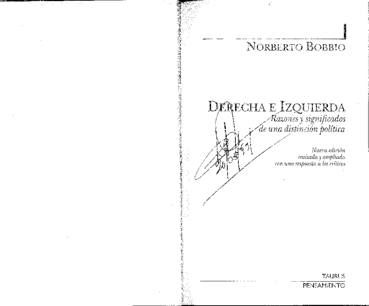 Bobbio Derecha e izquierda (94 copias) - Ciencia Política - Studocu