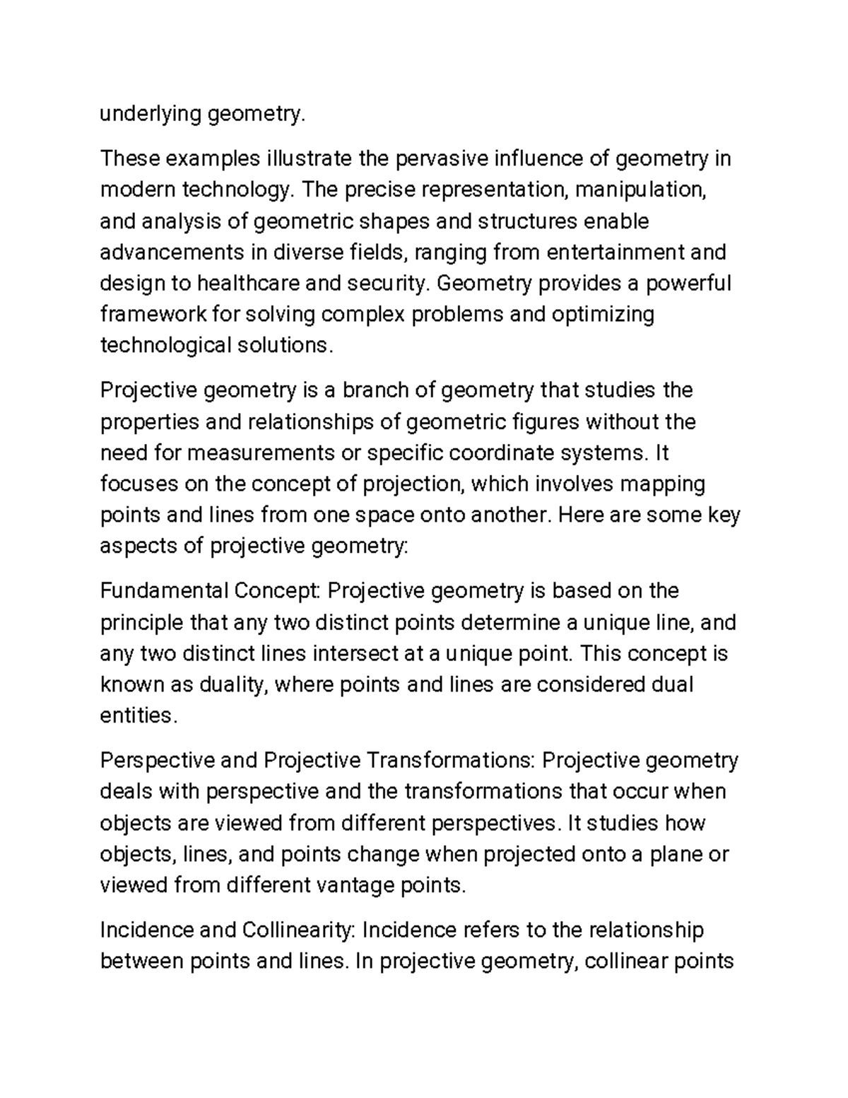 Introduction to Geometry-28 - underlying geometry. These examples ...