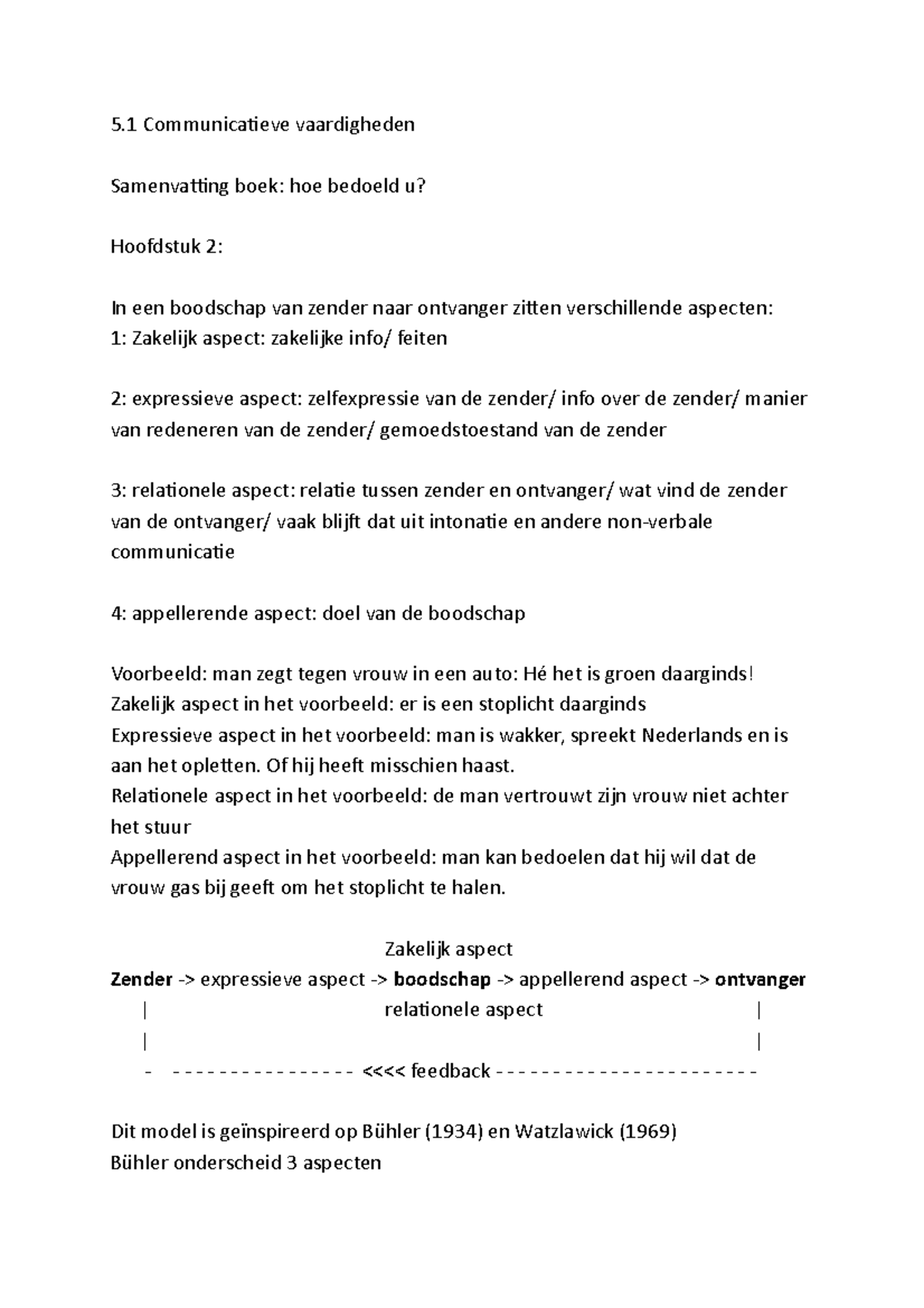 Samenvatting Boek Hoe Bedoelt U - 5 Communicatieve Vaardigheden ...