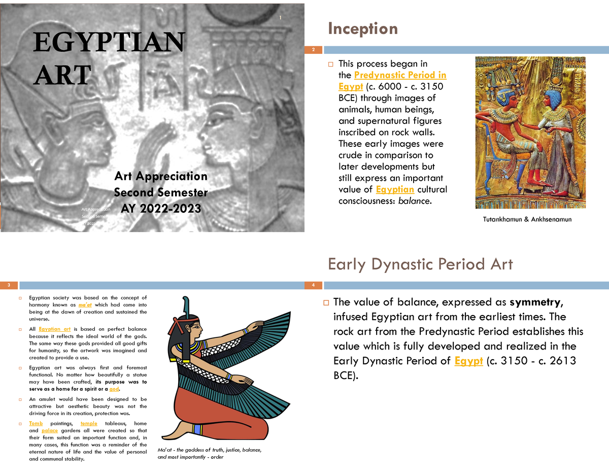 Egyptian Art Module 6 1 Art App 2SM EGYPTIAN ART Art Appreciation   Thumb 1200 927 