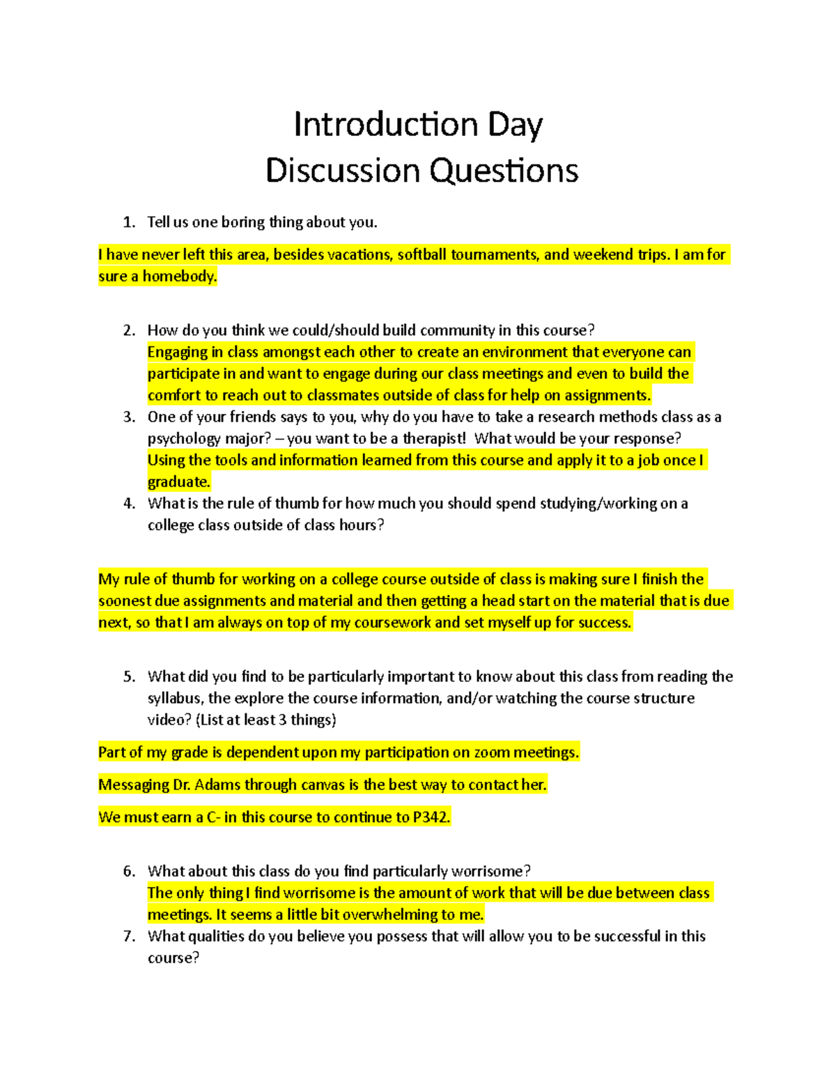 groundhog day discussion questions