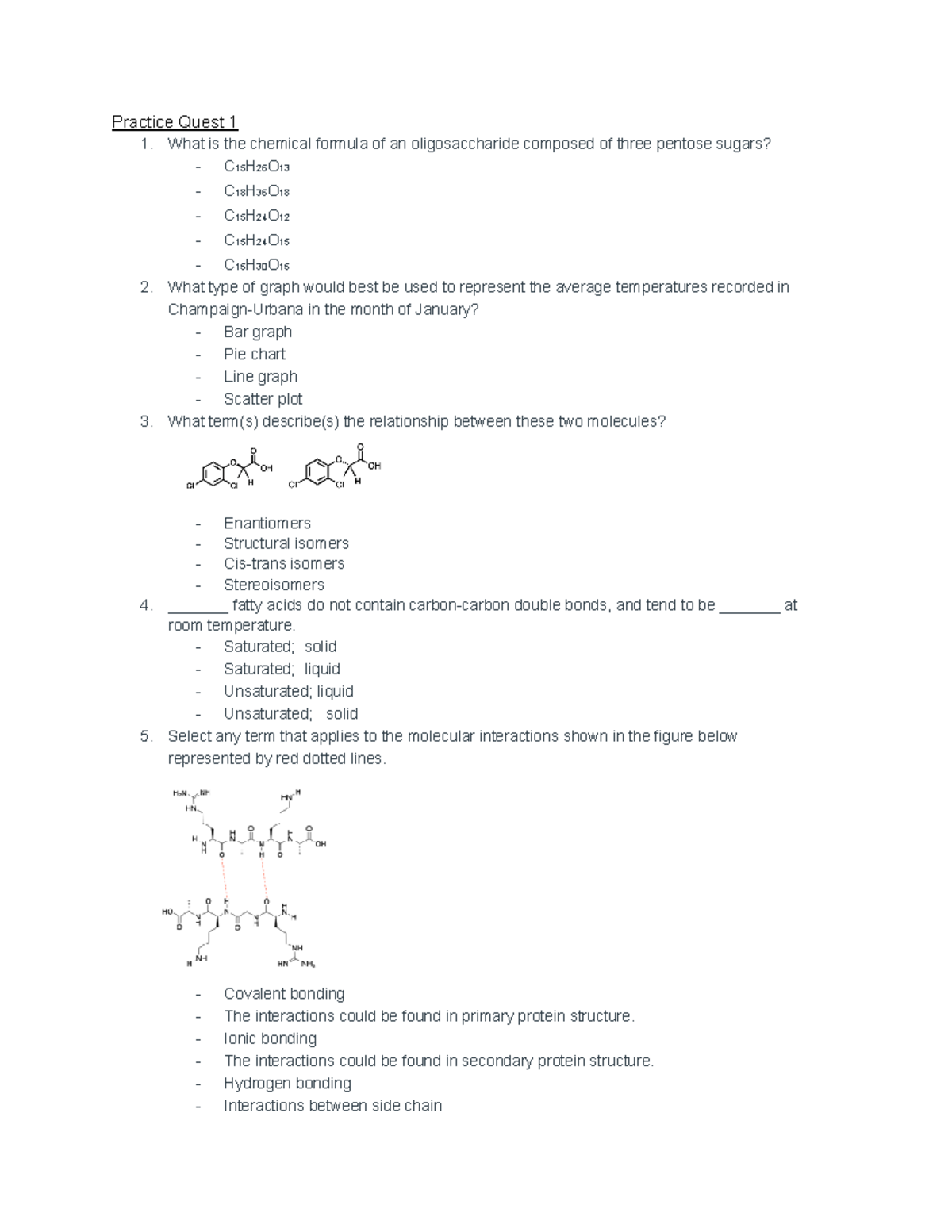 MCB 150 Old Practice Quest 1 Questions With Answers - Practice Quest 1 ...