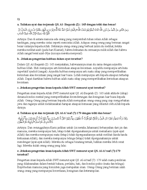 Tugas 2. [MKDU 4221] Pendidikan Agama Islam - TUGAS KE-2: Pendidikan ...