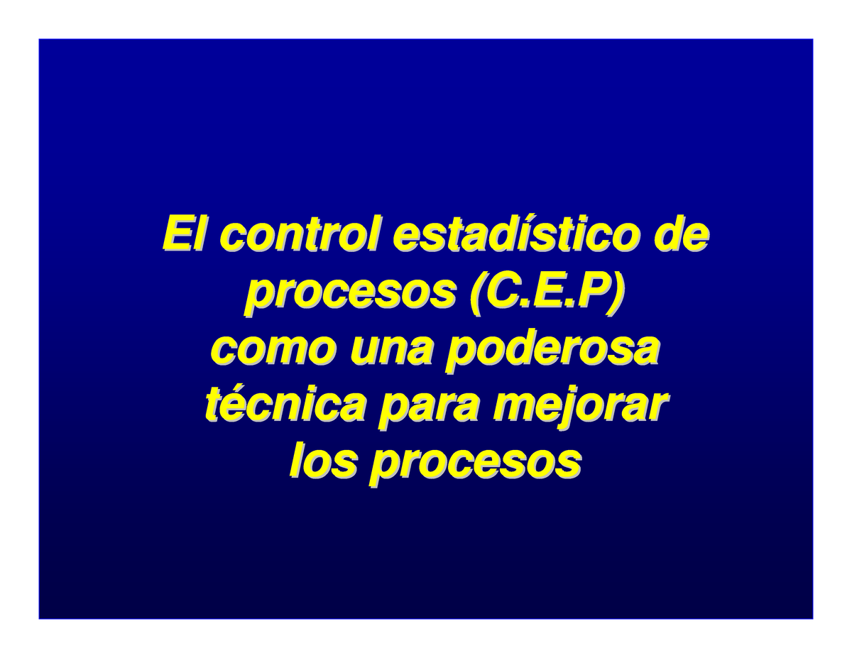 Control Estadistico- Herramienta DE Mejora(15) - El Control EstadEl ...