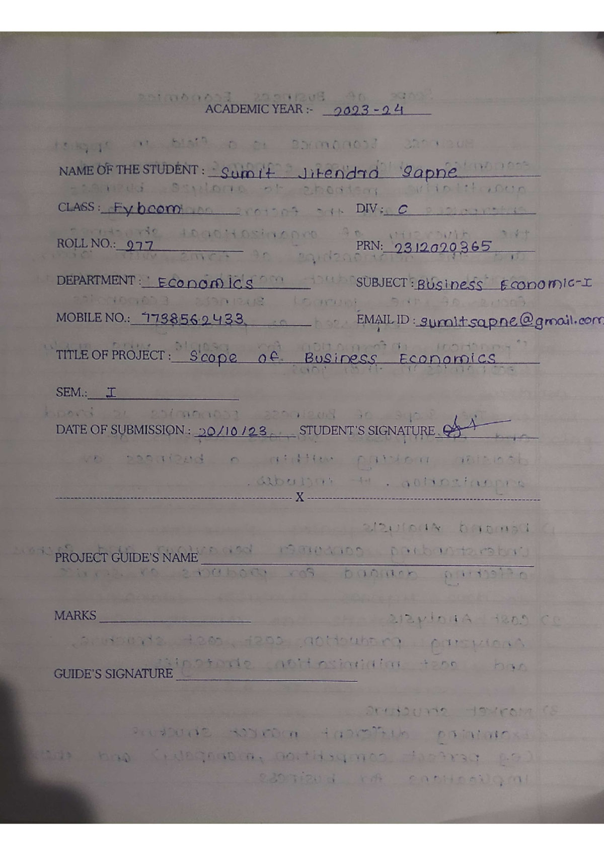 Economics Commerce Studocu