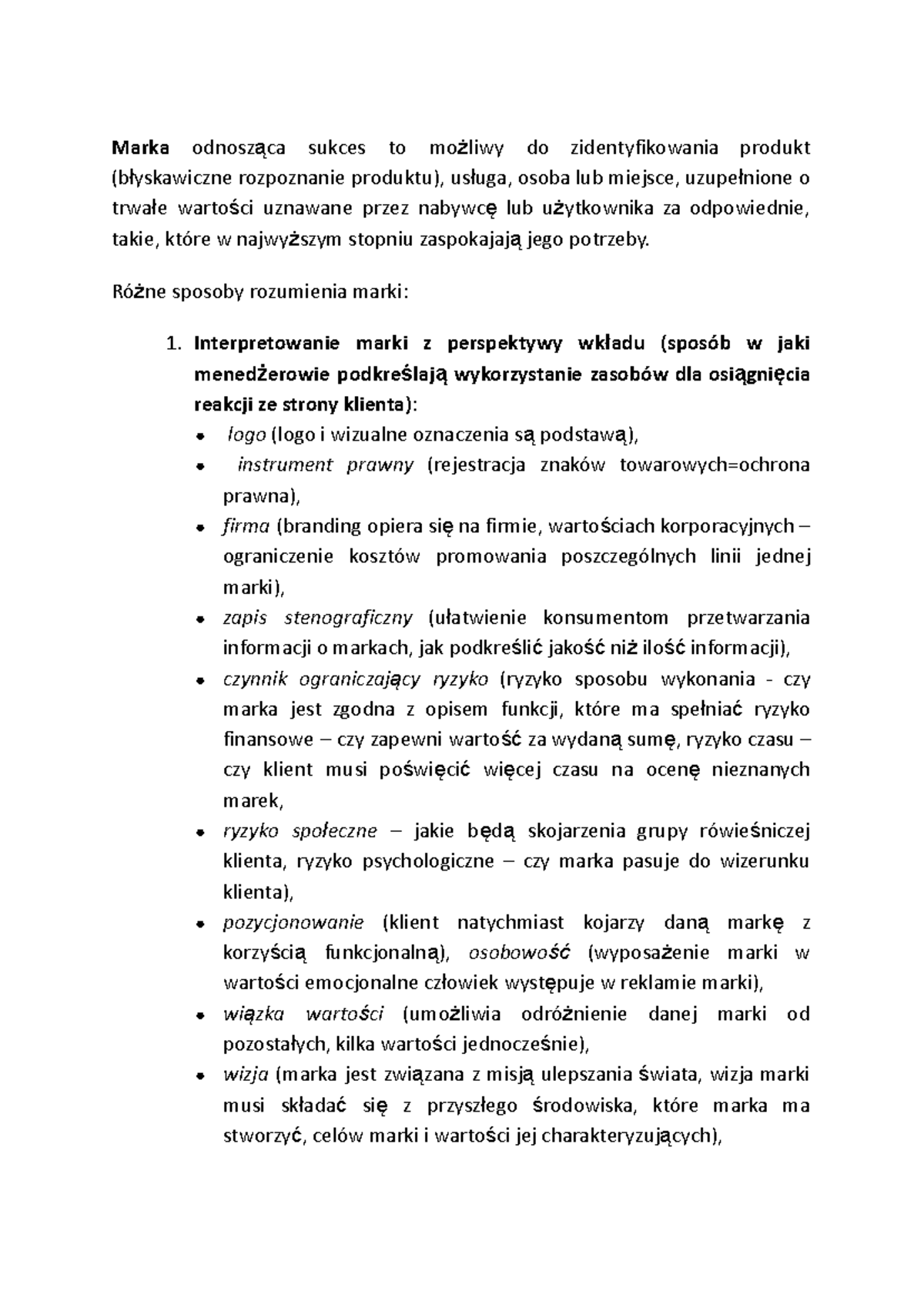 Reklama a PR - Marka odnosząca sukces to możliwy do zidentyfikowania ...