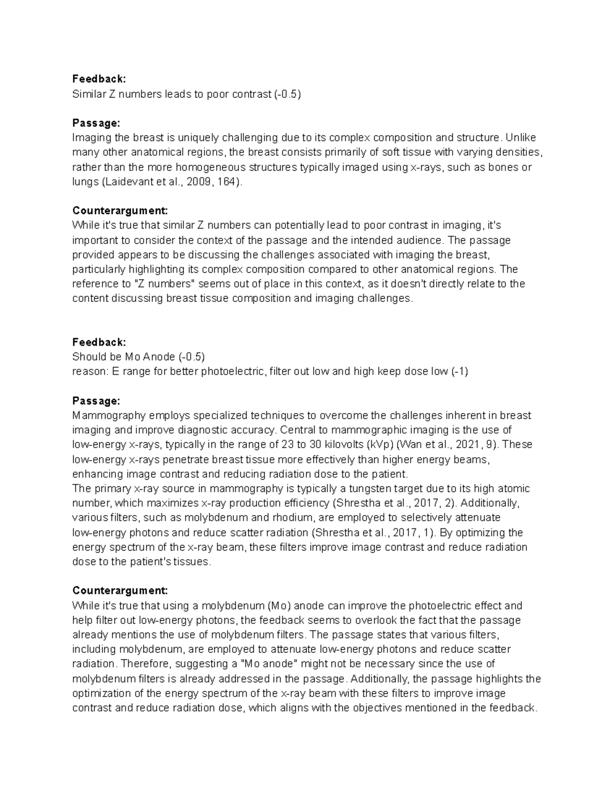 LIFE SCI Assignment 1 Grading - Feedback: Similar Z numbers leads to ...