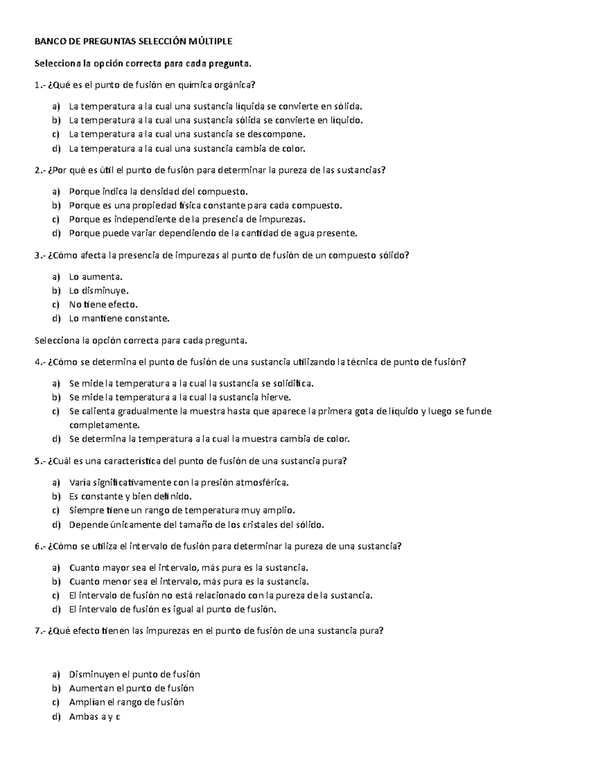 Banco preguntas seleccion multiple SIN Resolver - BANCO DE PREGUNTAS ...