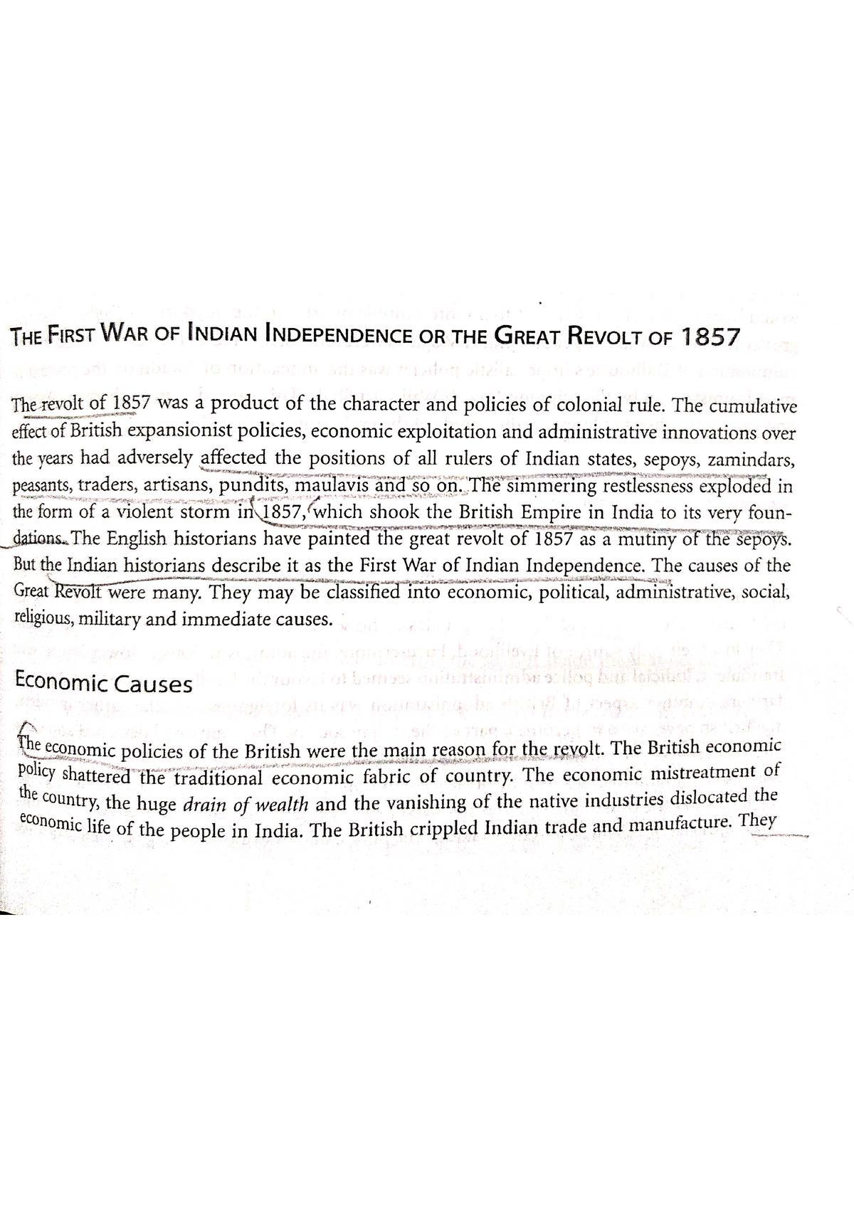 essay on war of independence 1857