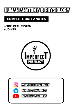 UNIT 3 Inorganic Chemistry ( Imperfect Pharmacy ) - B. Pharmacy - Studocu