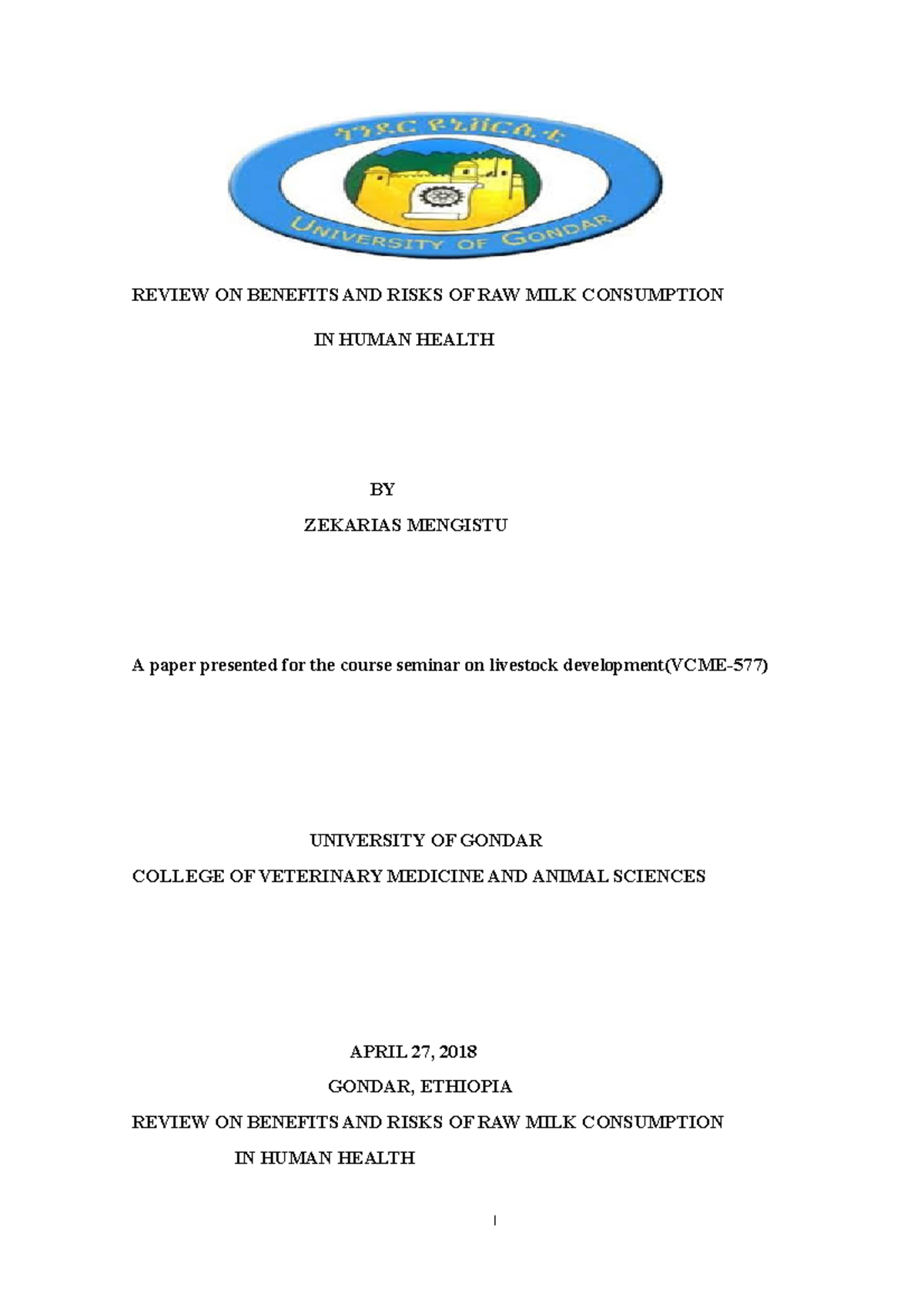 Review On Benefits And Risks Of Raw Milk Consumption In Human Health ...